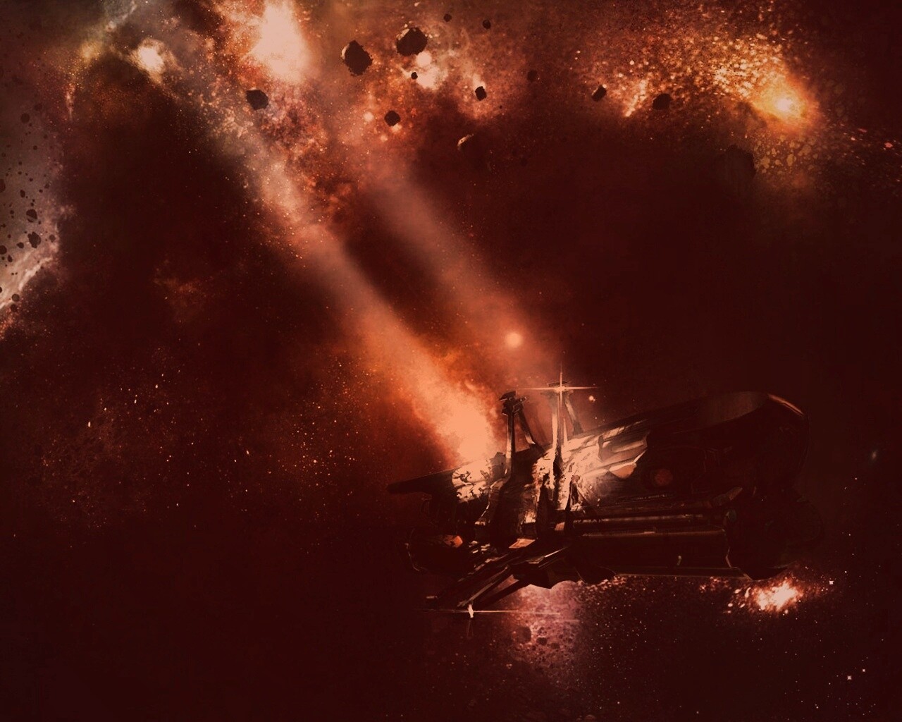 В космических глубинах обои