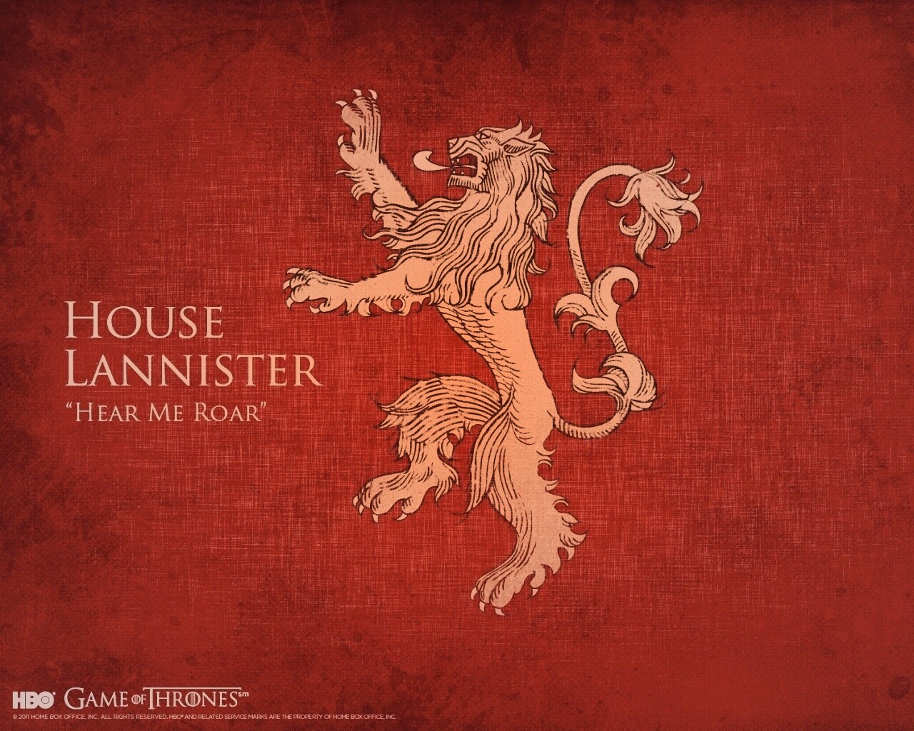 Герб дома Ланнистеров обои