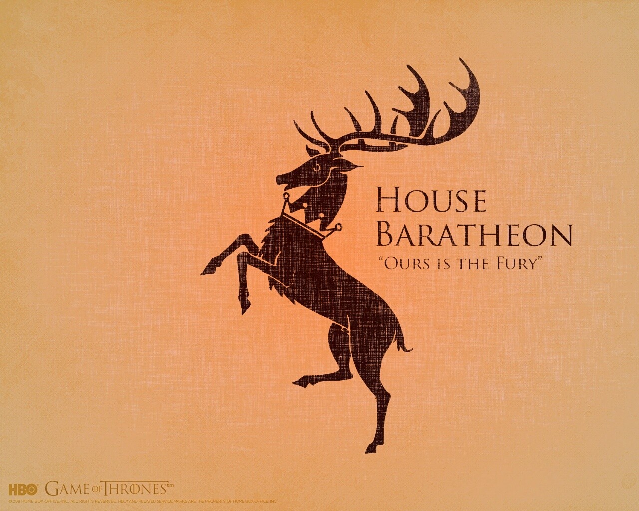 Герб дома Баратеонов обои