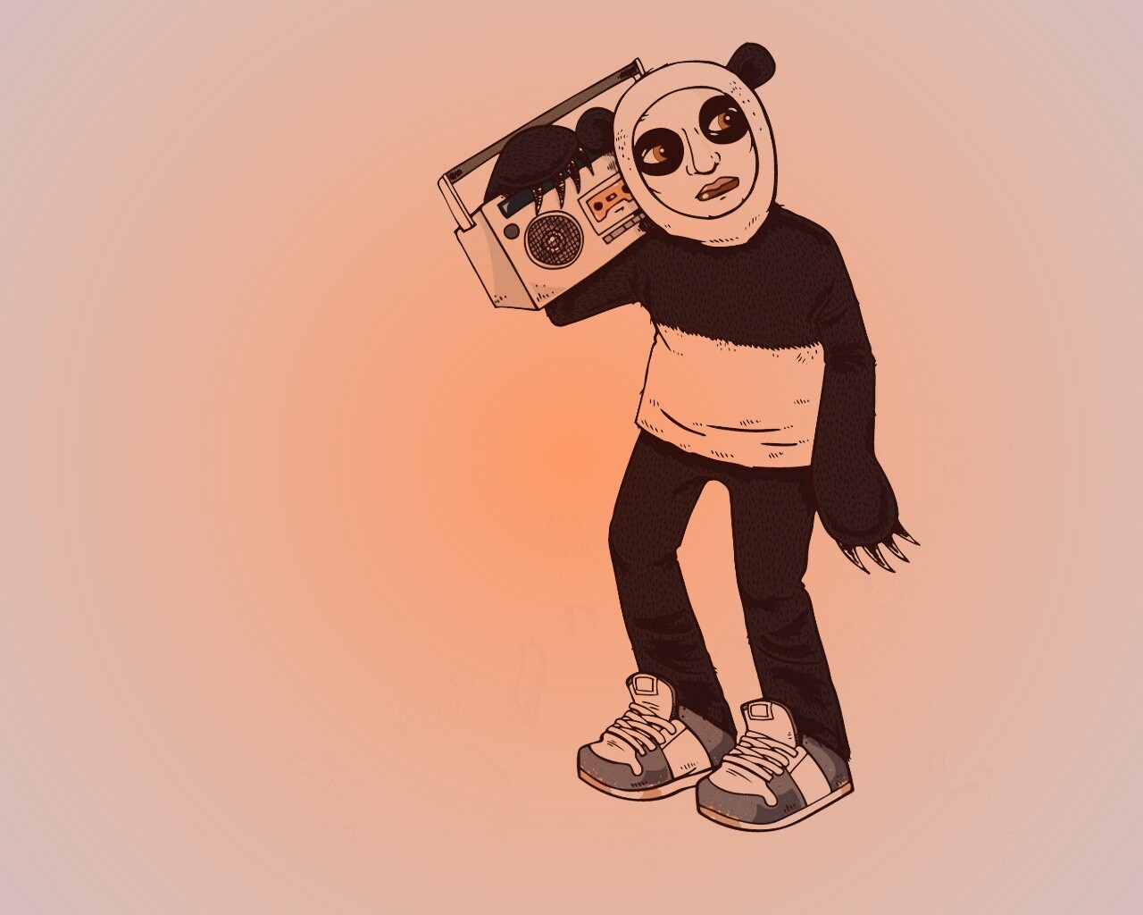 Панда - ньюэйдж обои