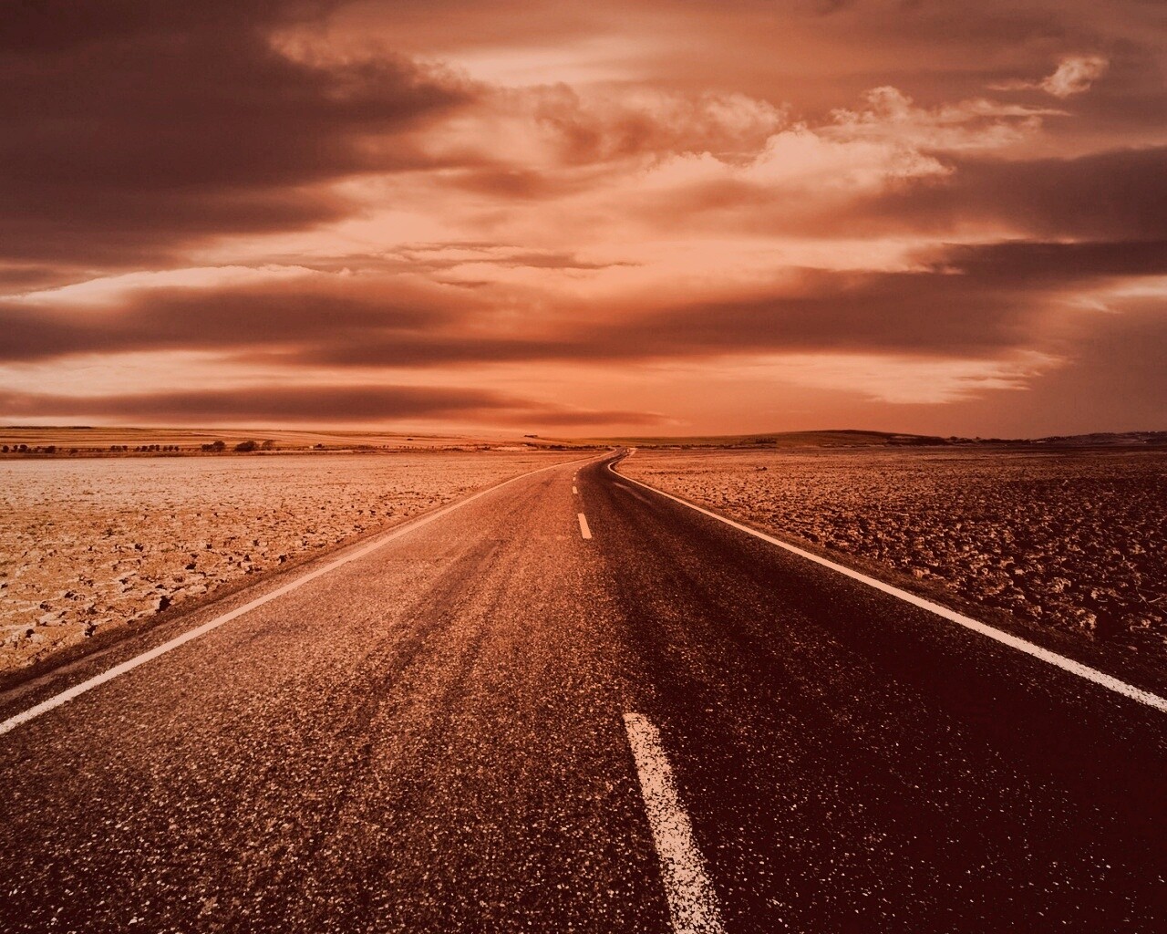 Дорого к горизонту обои