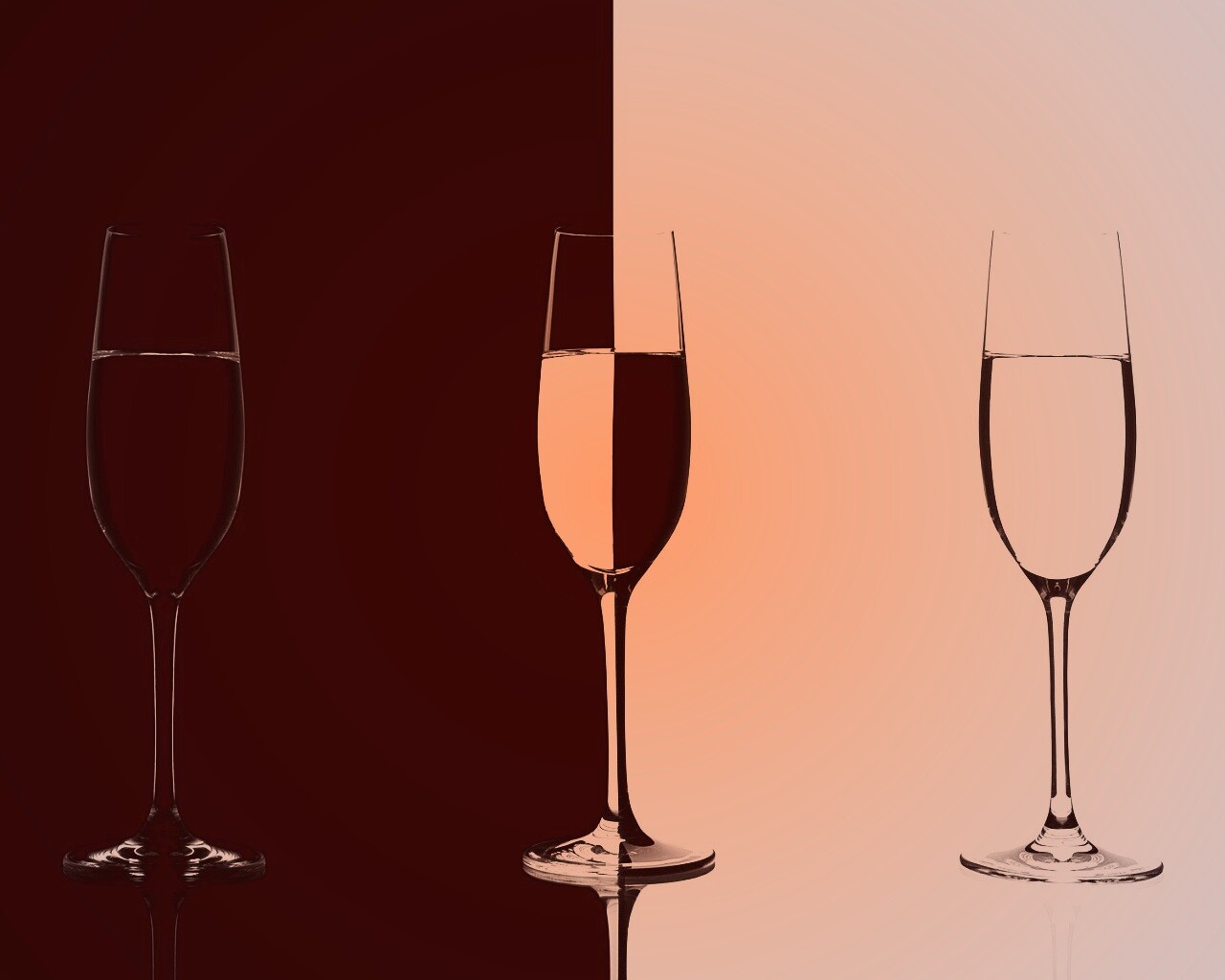 Бокалы обои