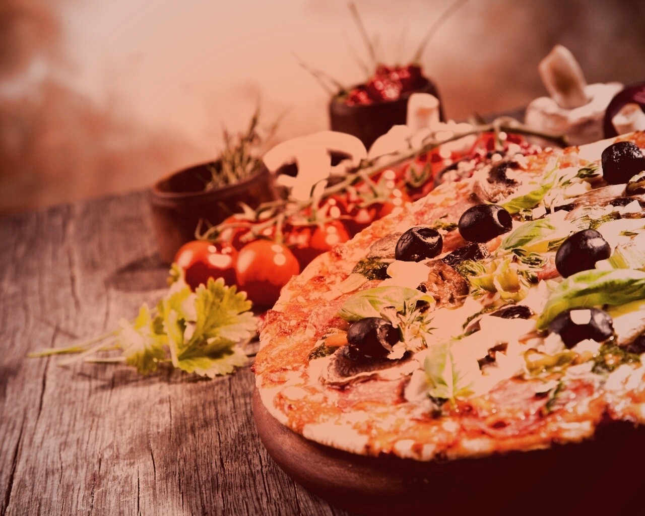 Аппетитная пицца обои