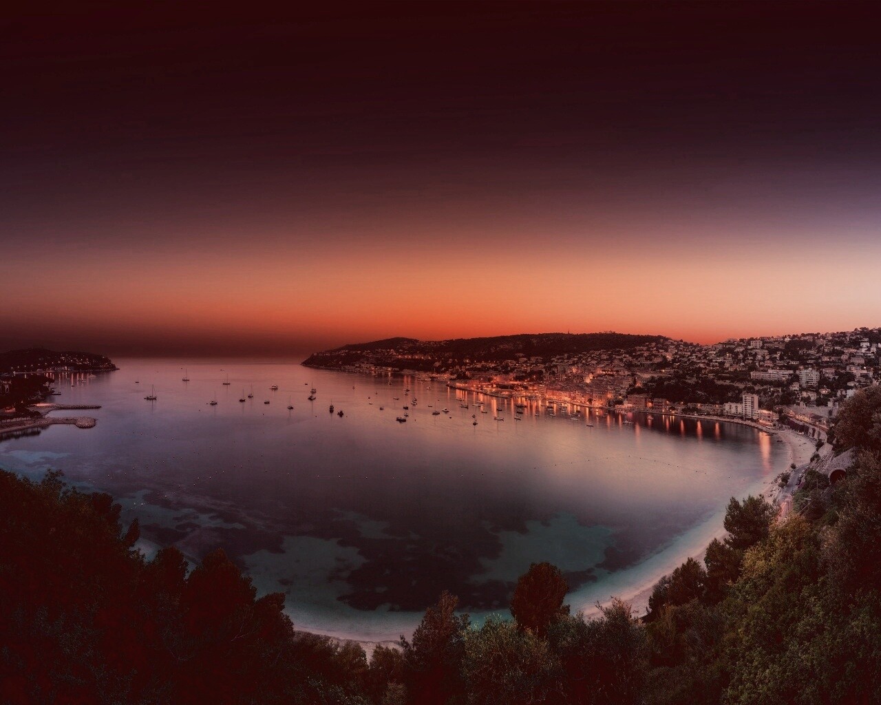 Ночь в Монако обои