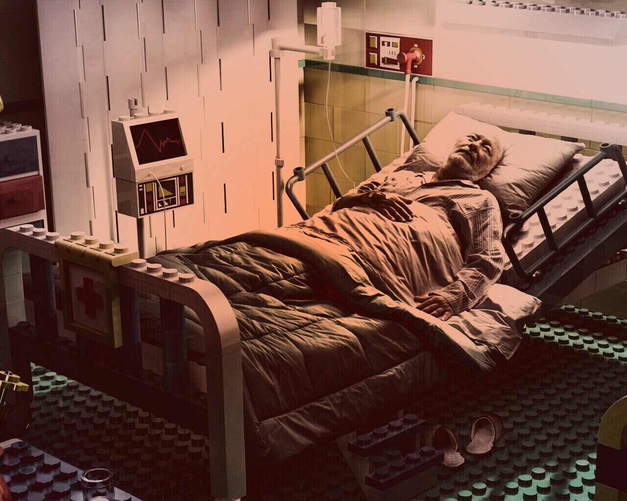 Лего больница обои