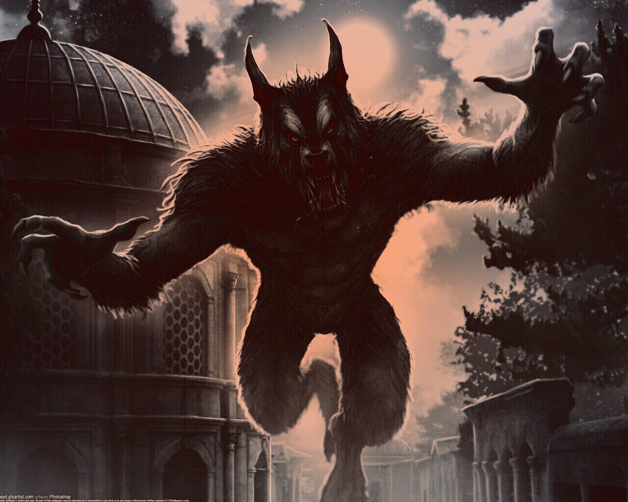 Оборотень обои