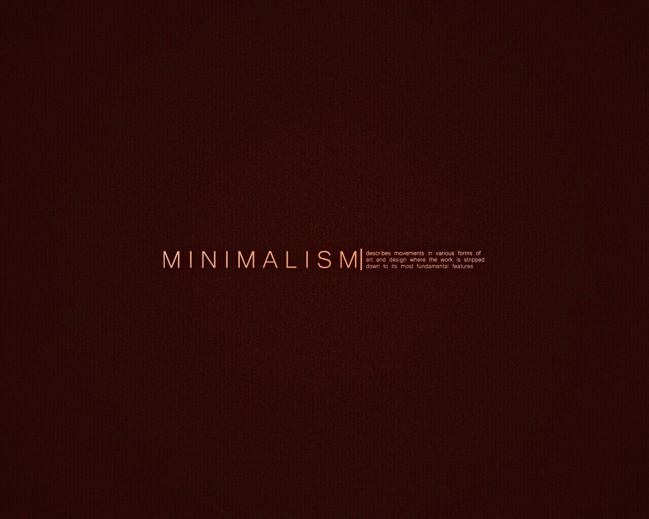 Минимализм обои