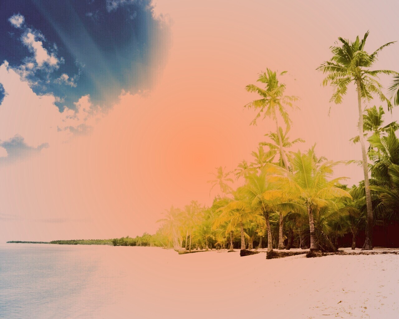 Тропическое побережье обои