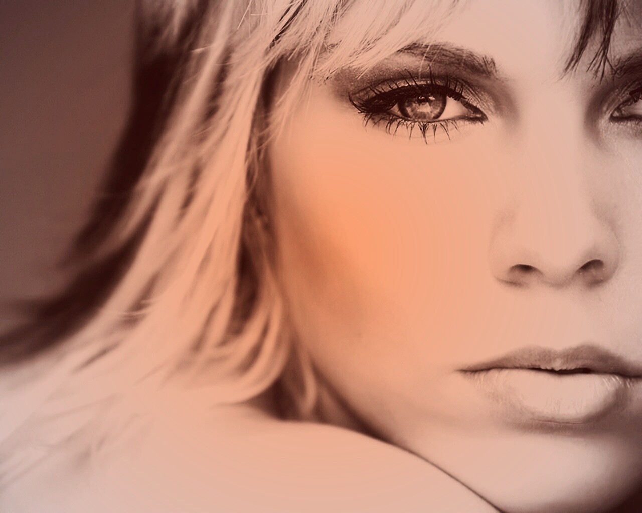 Черно-белое обои