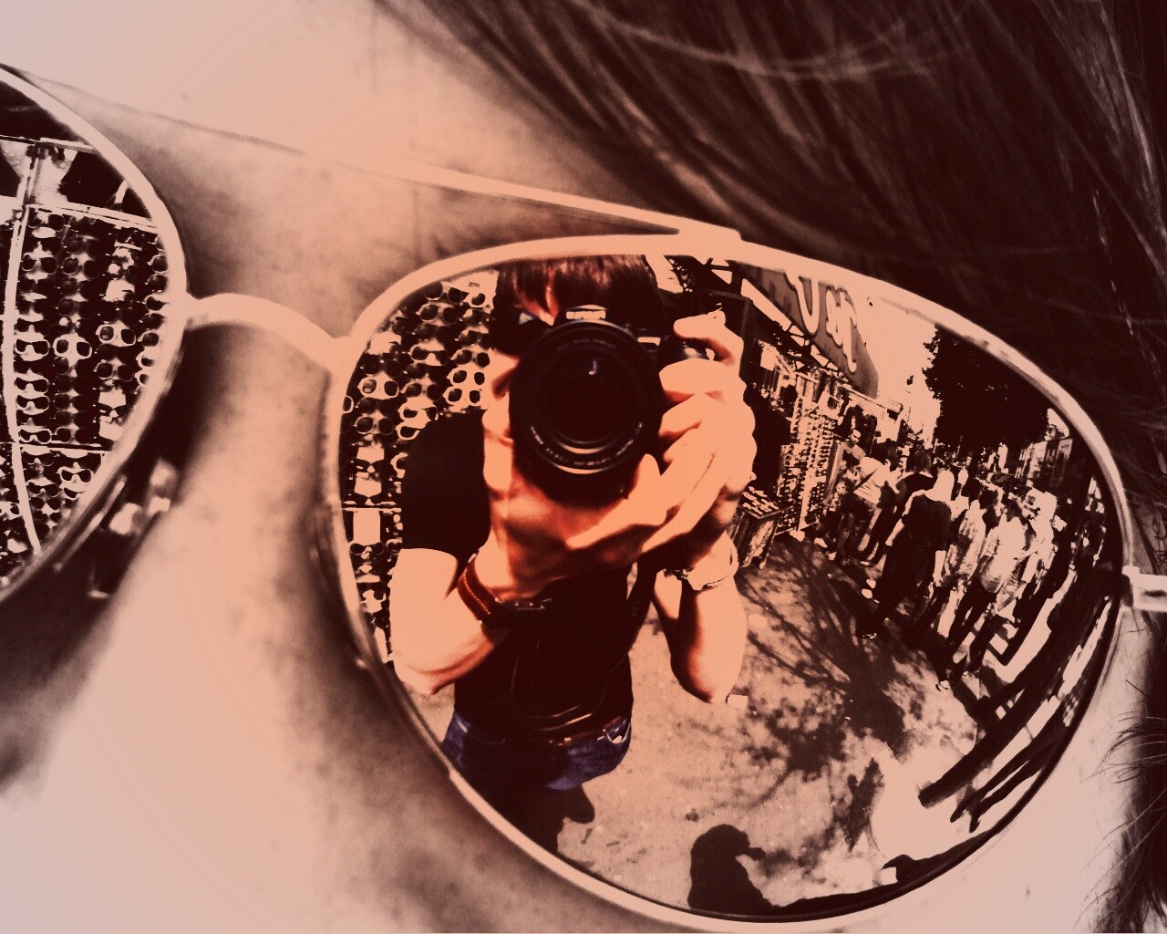 В очках обои