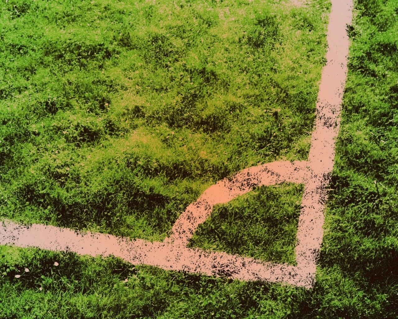 Угол футбольного поля обои