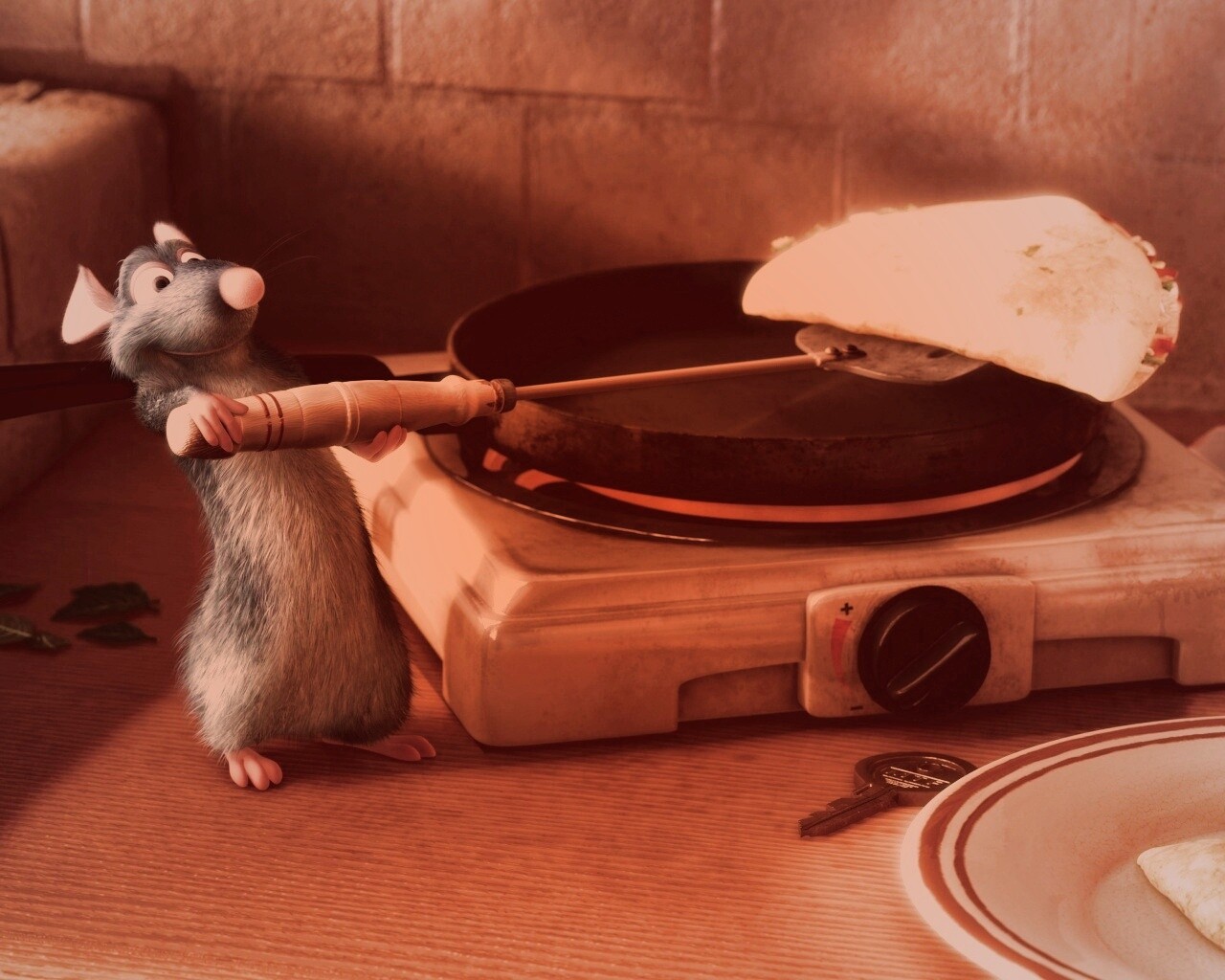 Рататуй у плиты обои