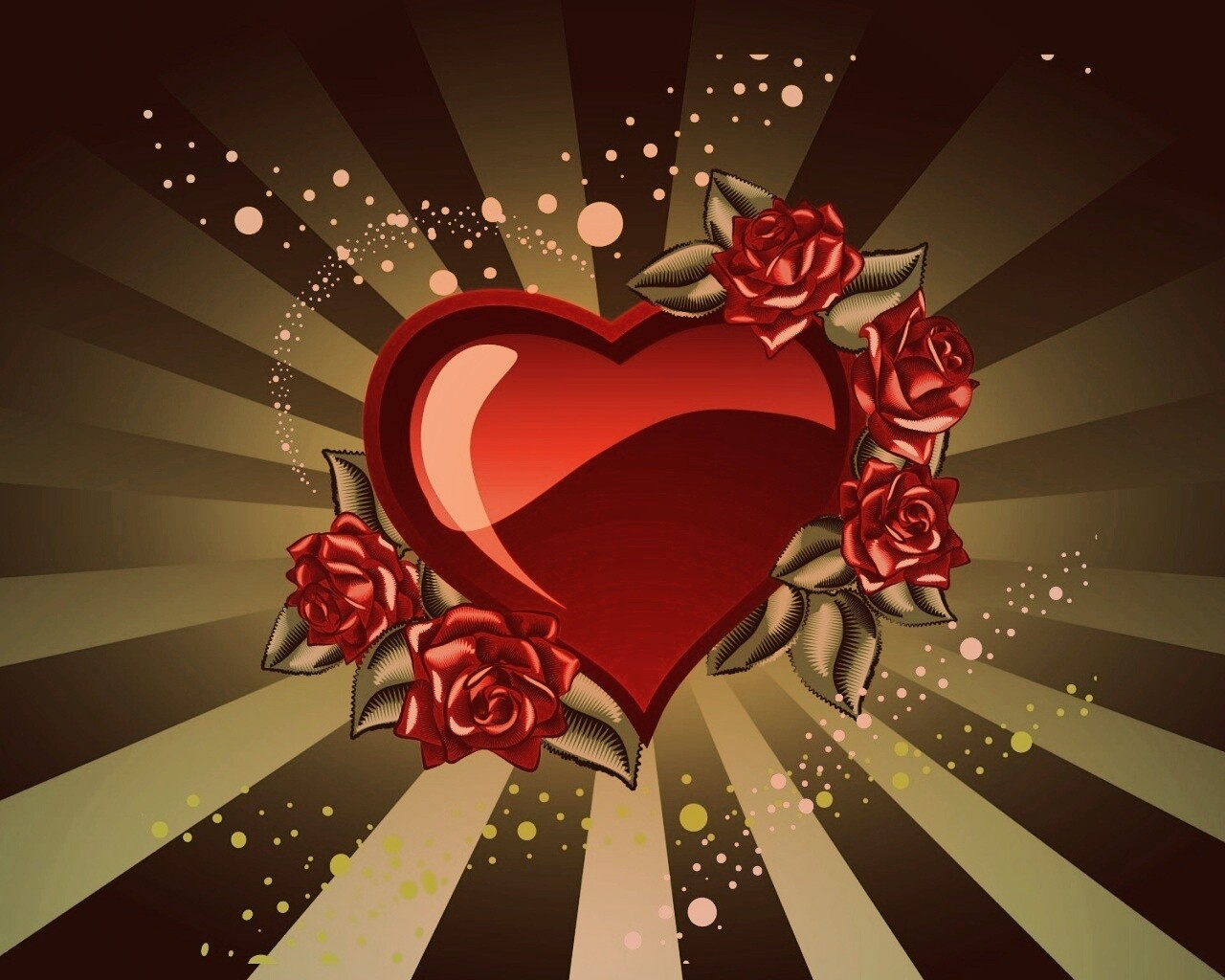Красивая валентинка обои