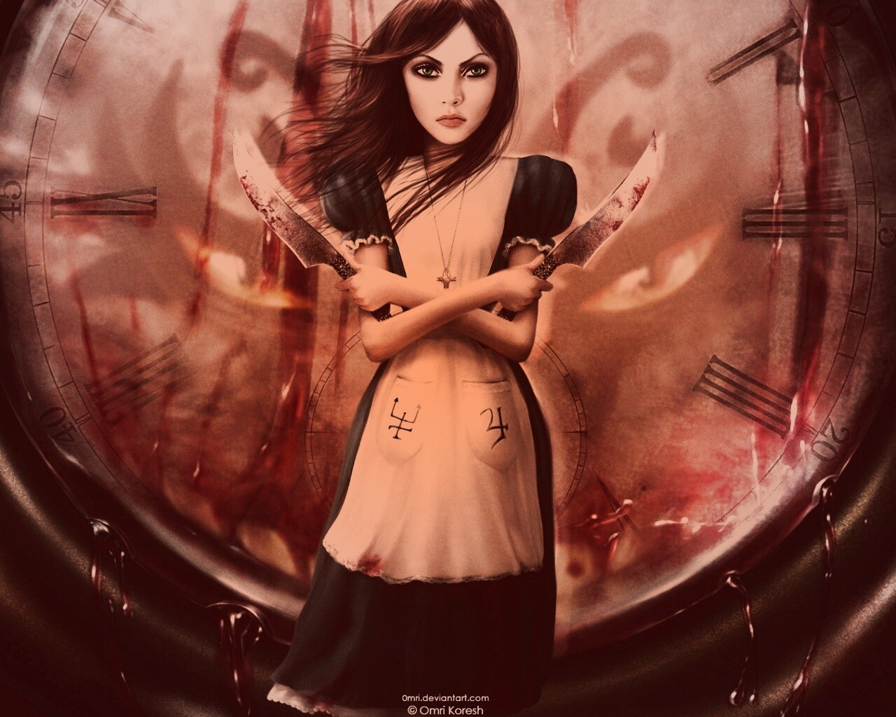 Алиса гроза страны чудес обои