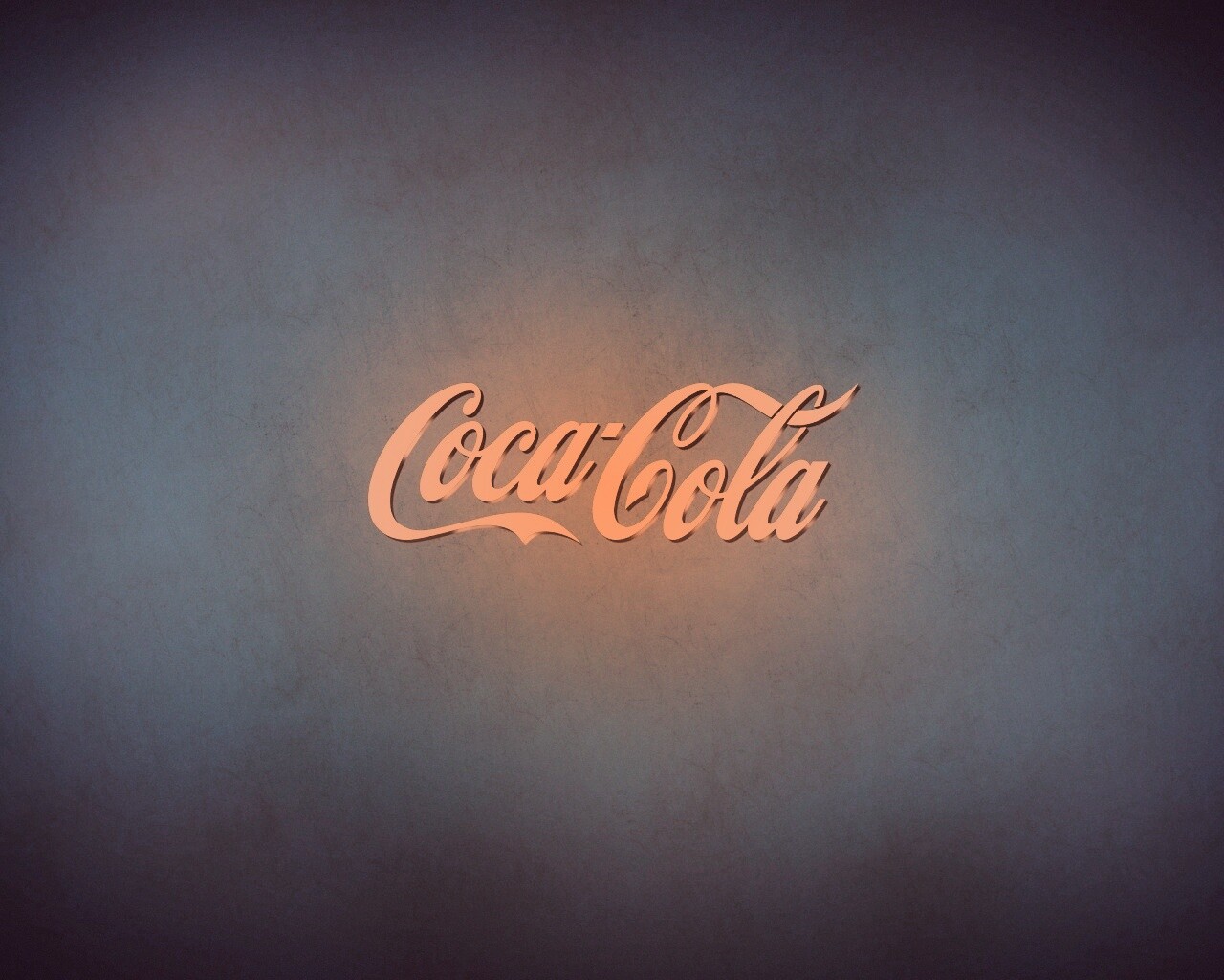 Синий логотип Coca-Cola обои