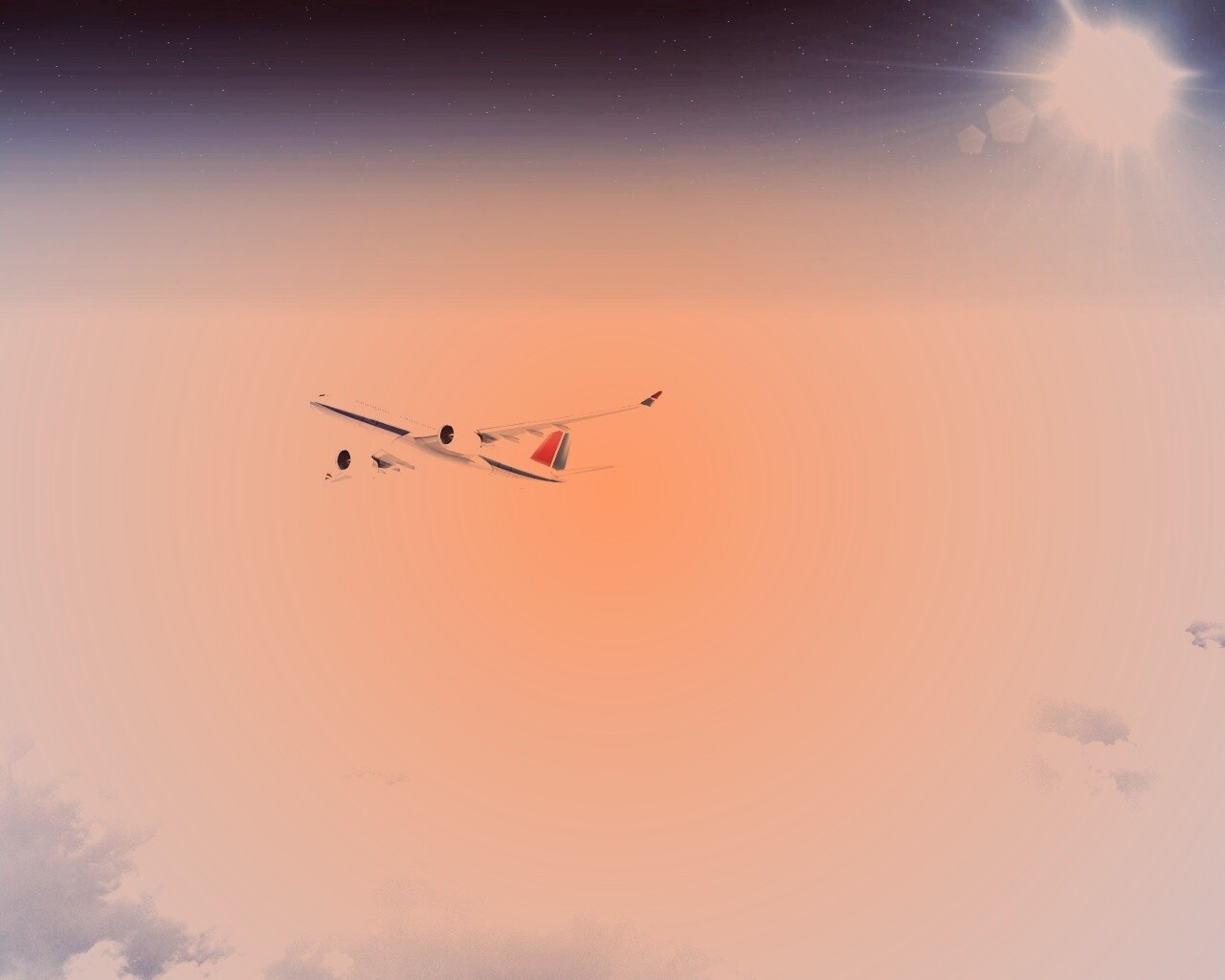 Пассажирский лайнер обои