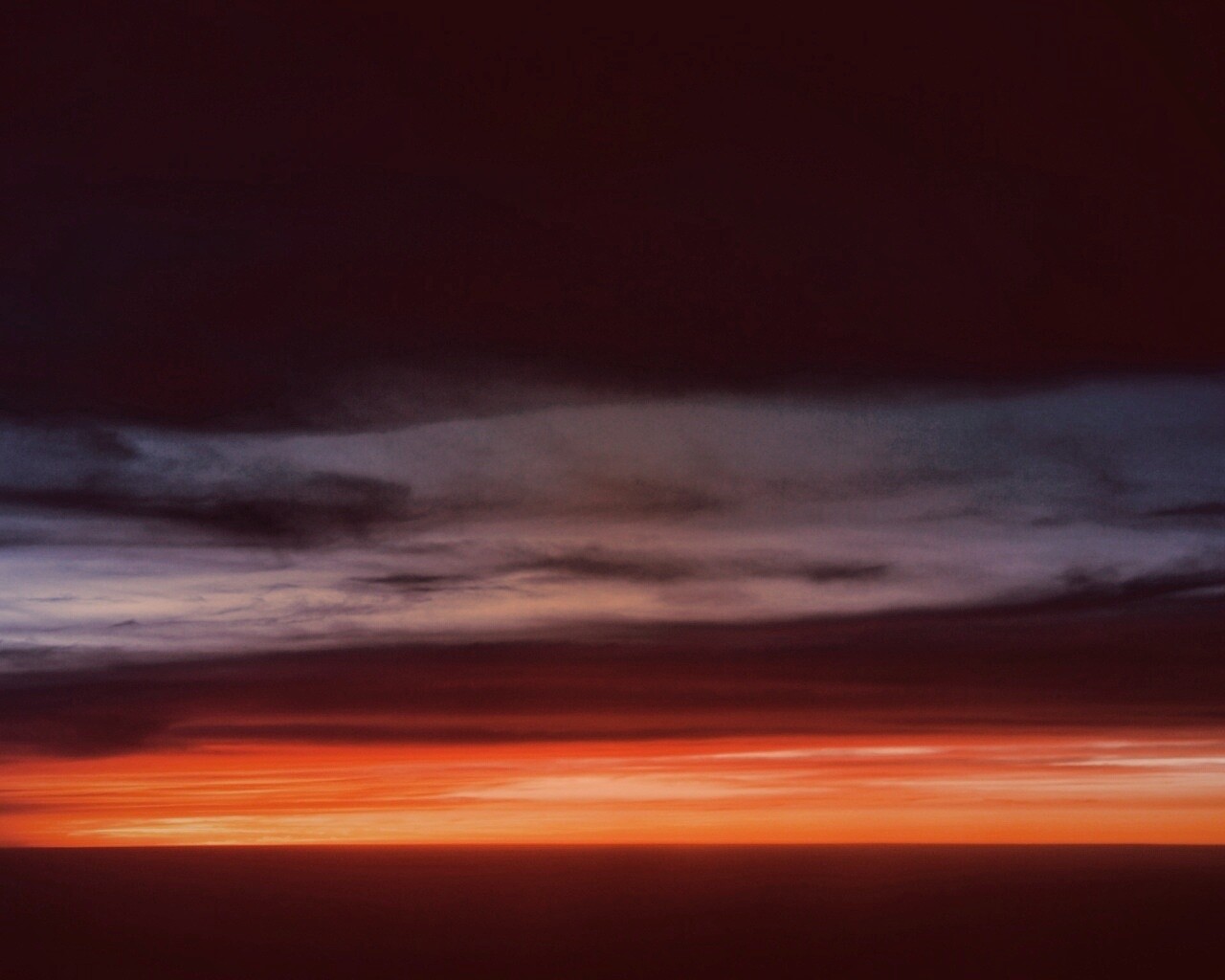 Закатное небо обои