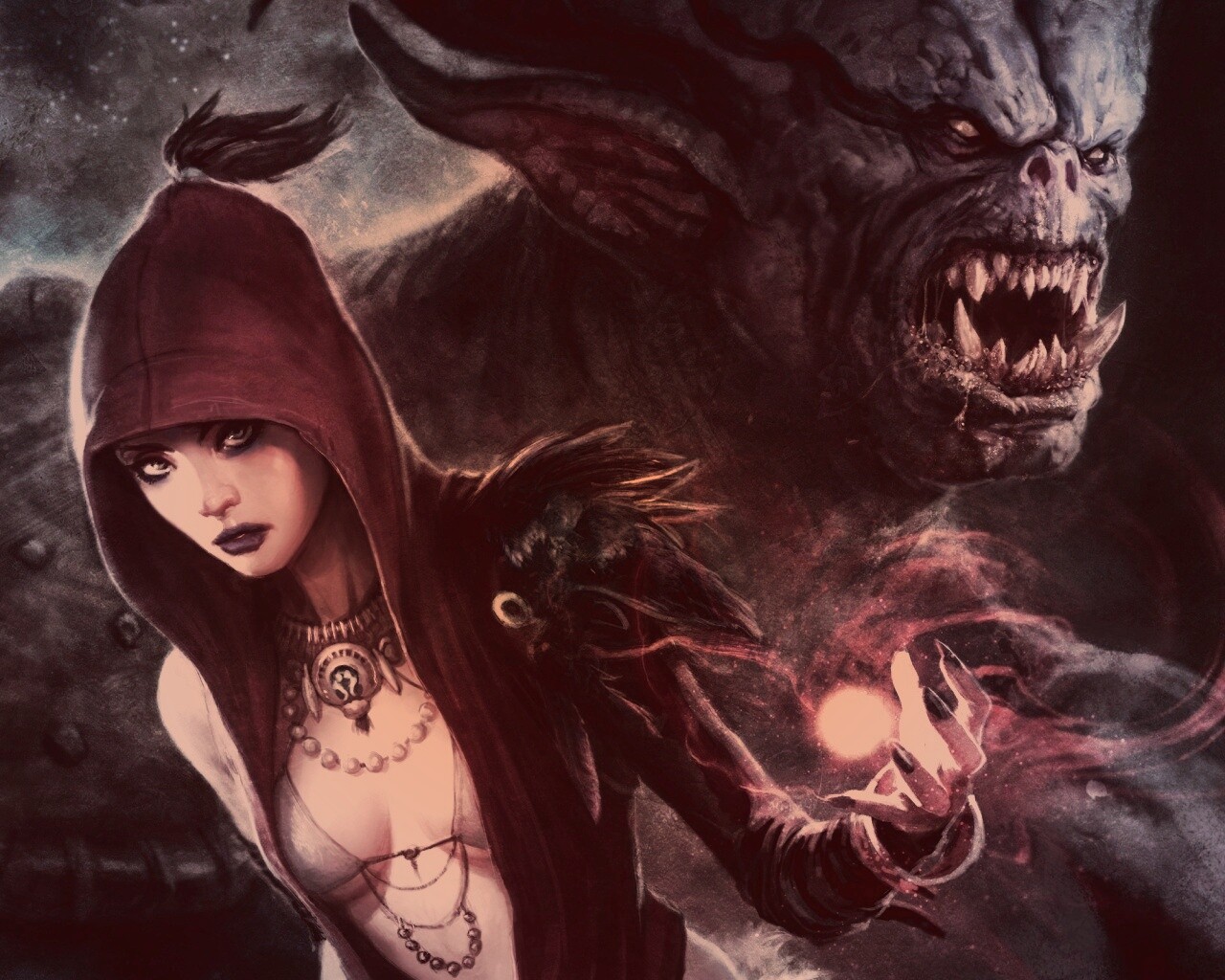 Морриган и порождение тьмы обои