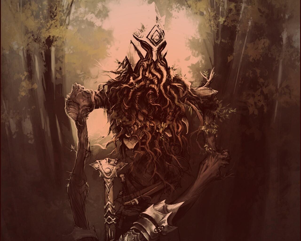 Зеленый король обои