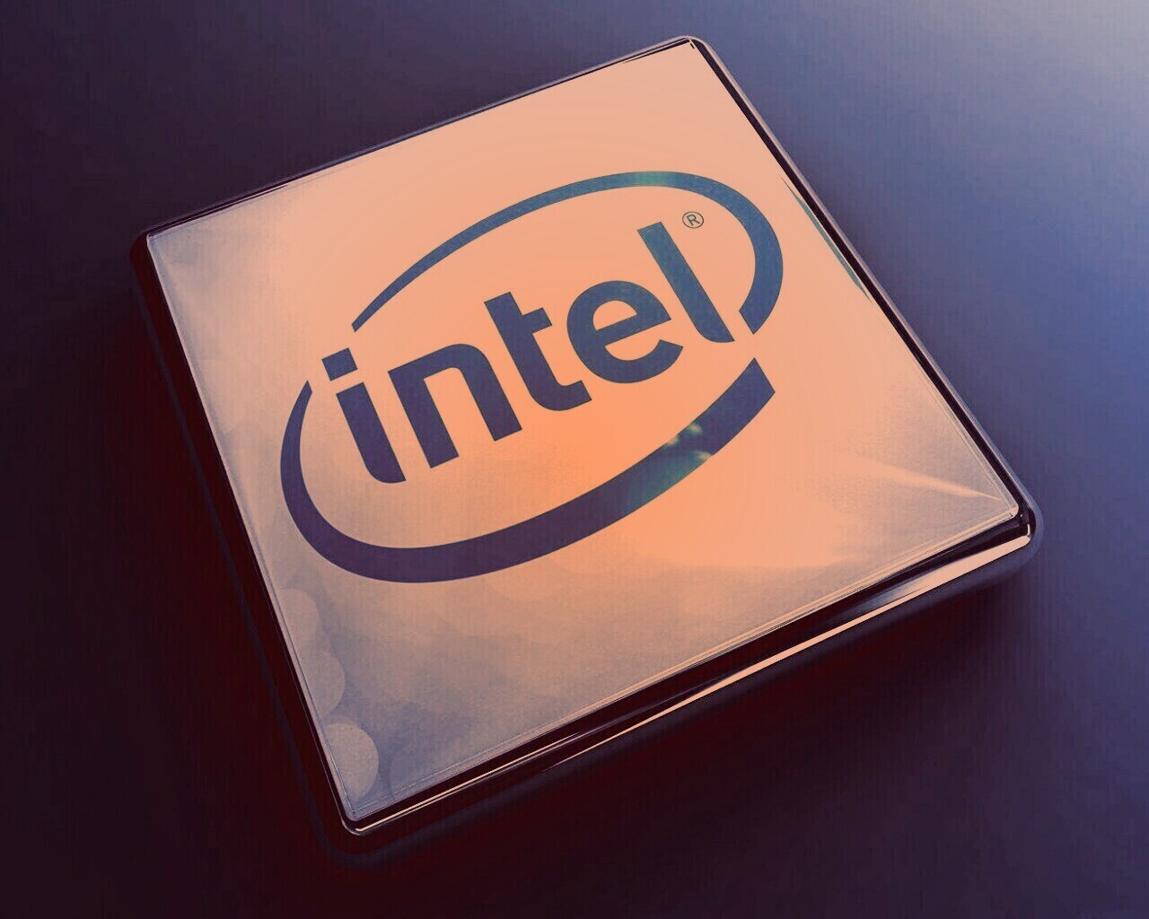 Логотип Intel обои