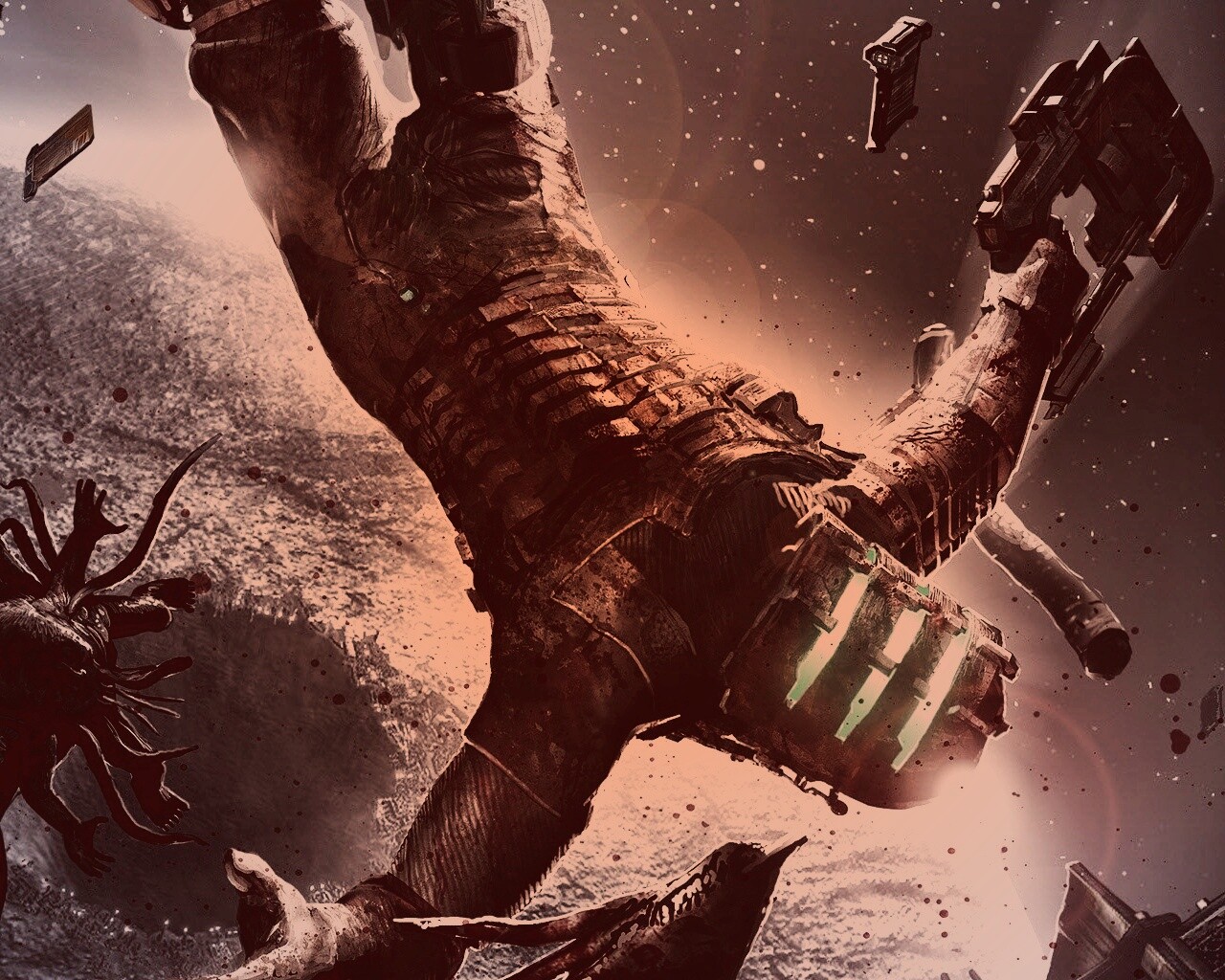 Айзек в космосе обои