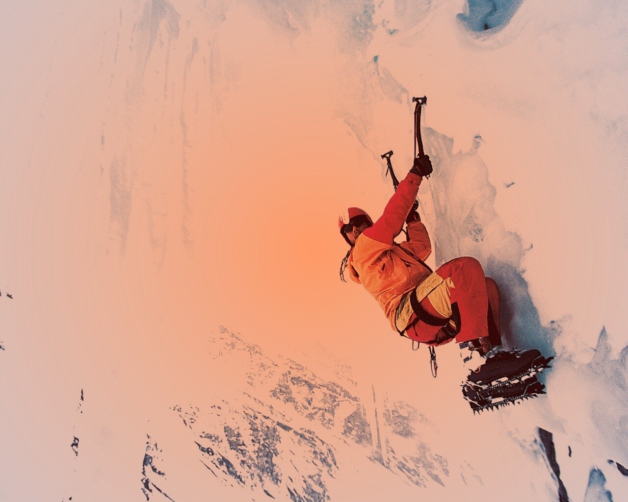 Альпинист обои