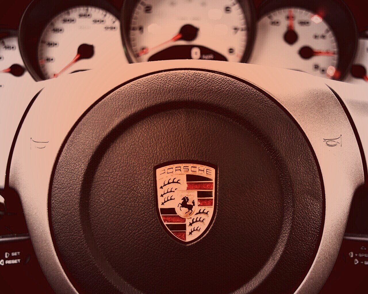 Руль Porshe обои