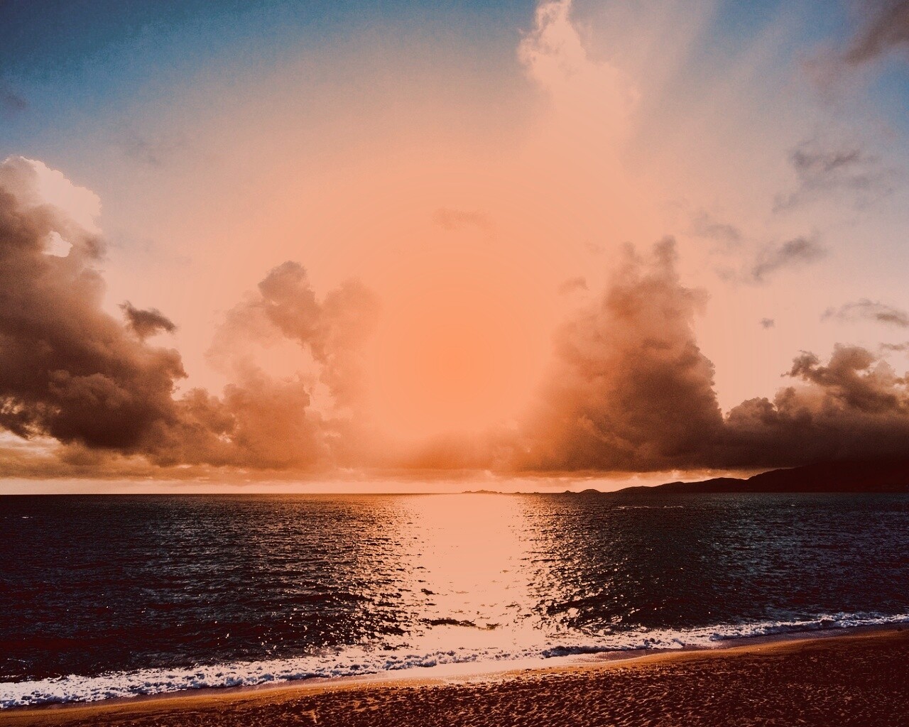 Солнечный пляж обои