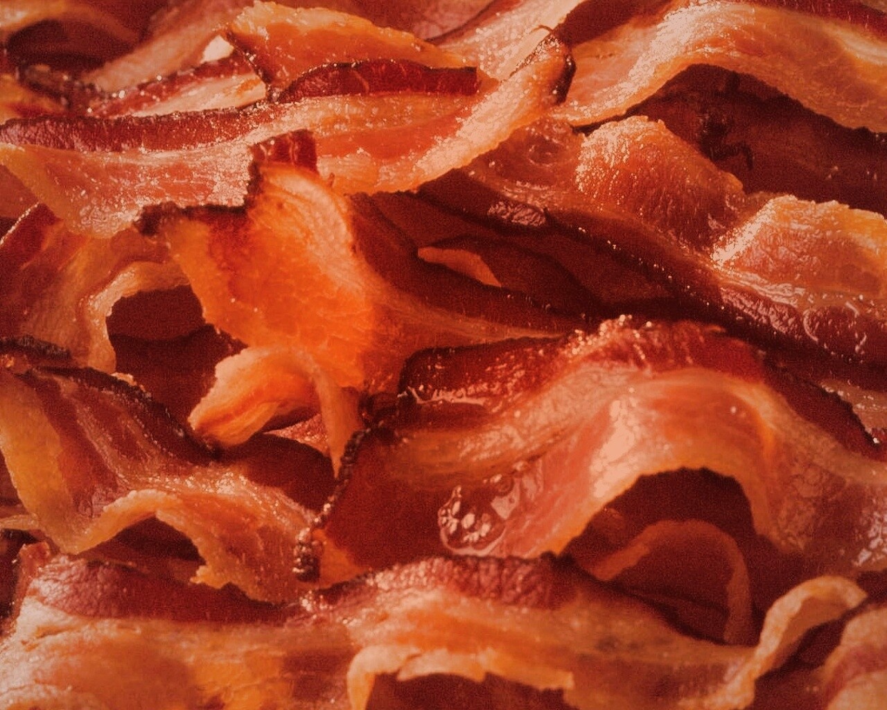 Вкусный жаренный бекончик обои