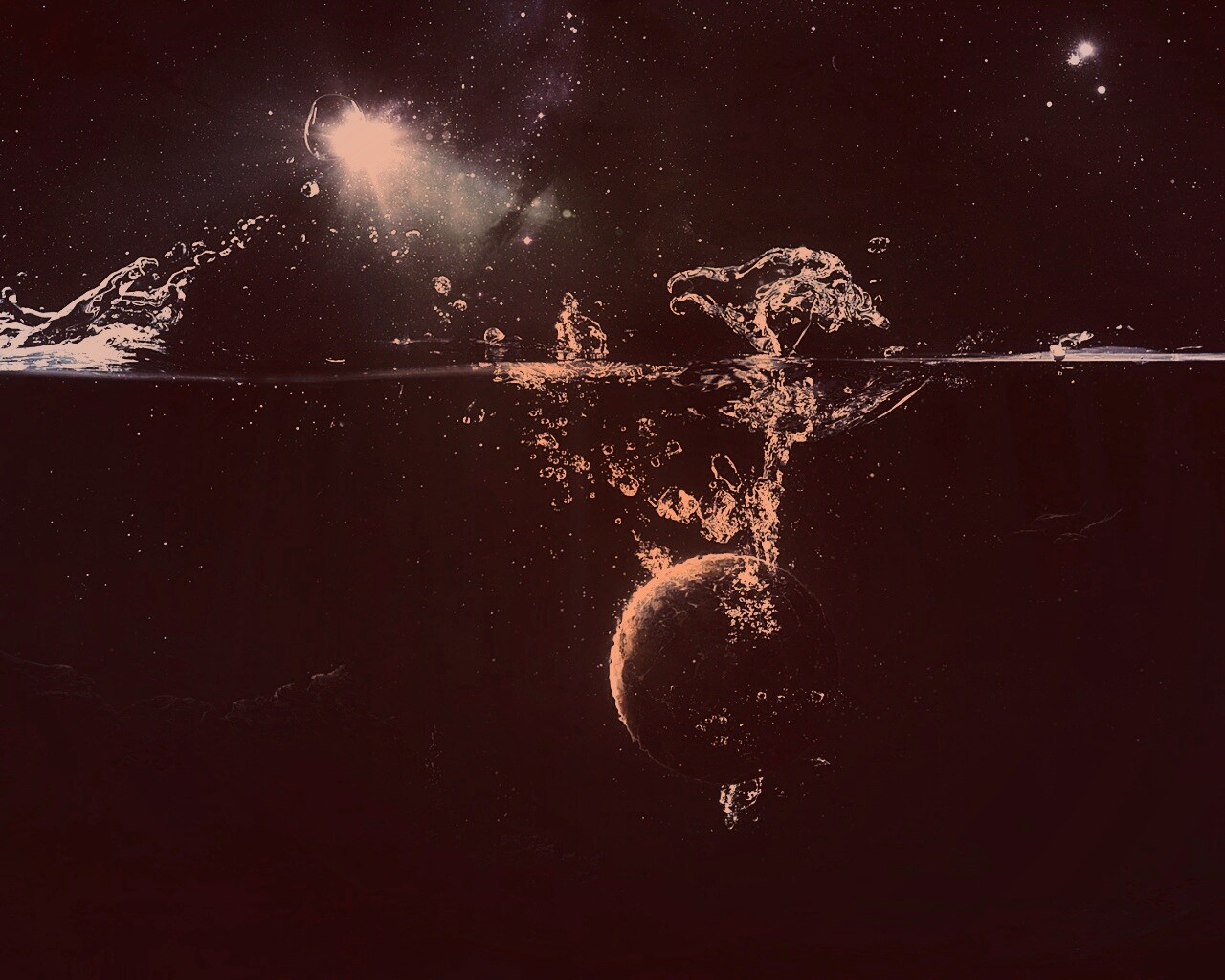 Падение земли обои