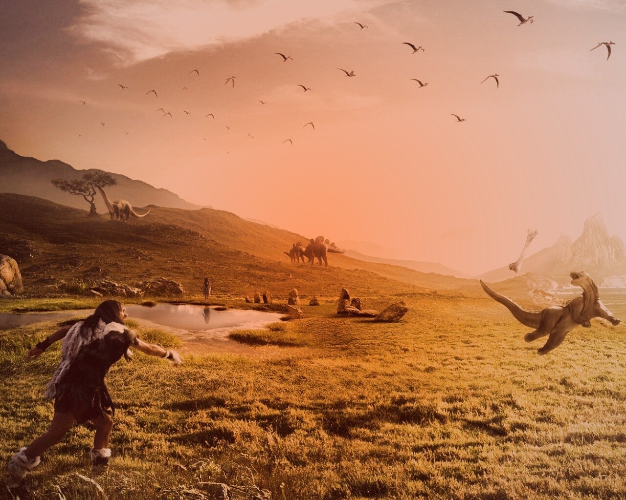 Доисторические игры обои