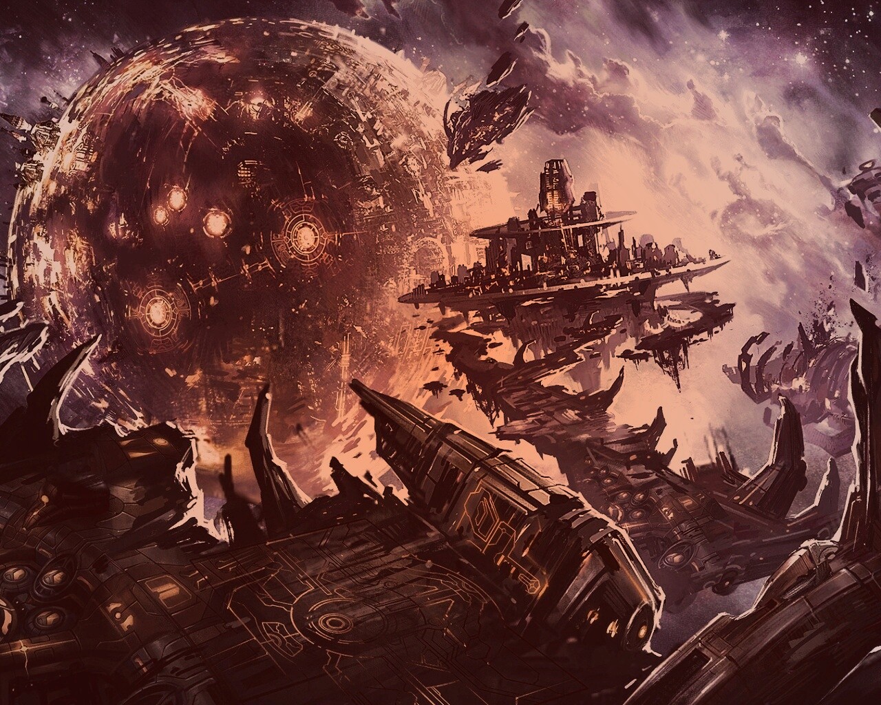 Фантастический пейзаж обои