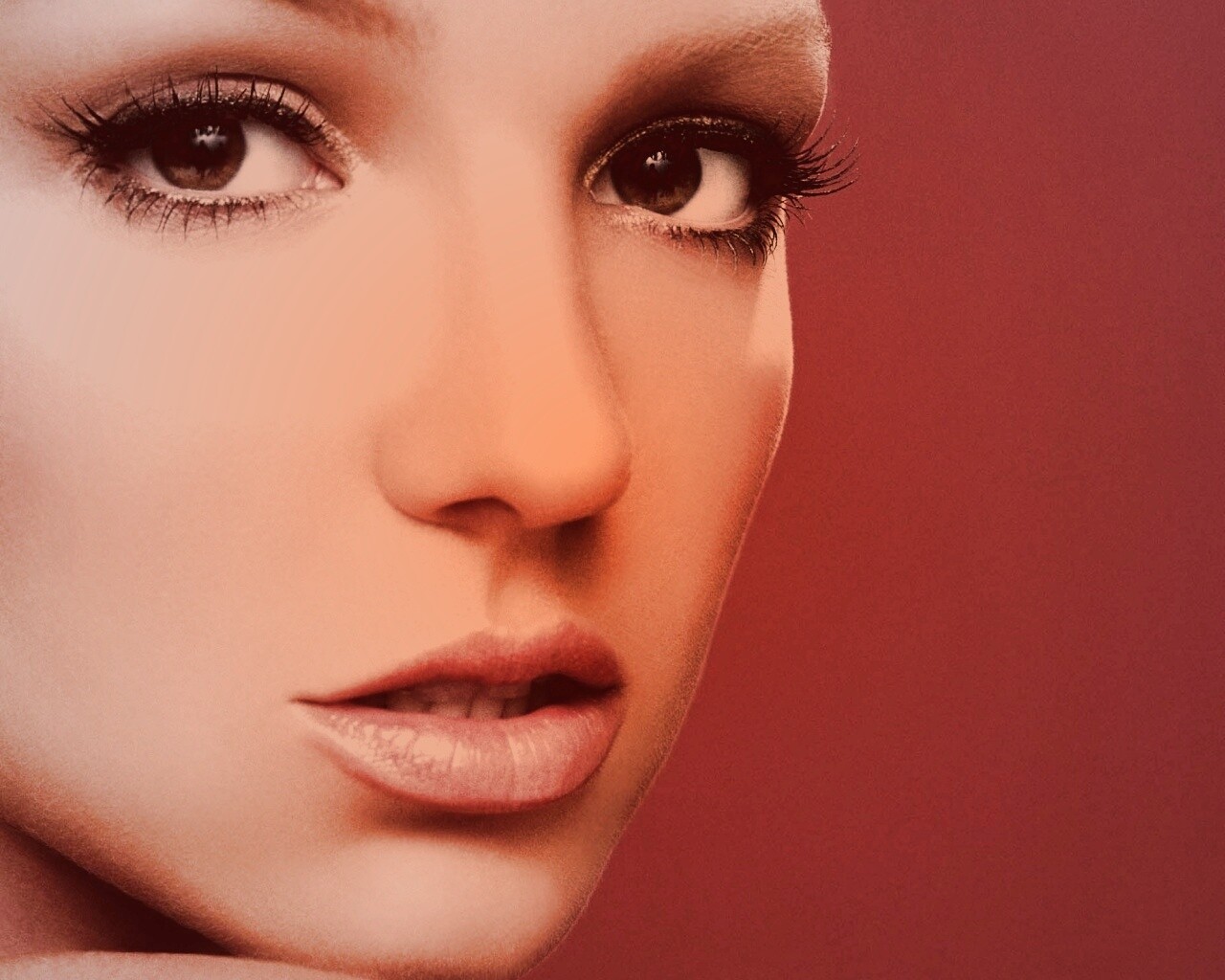 Лицо Бритни обои