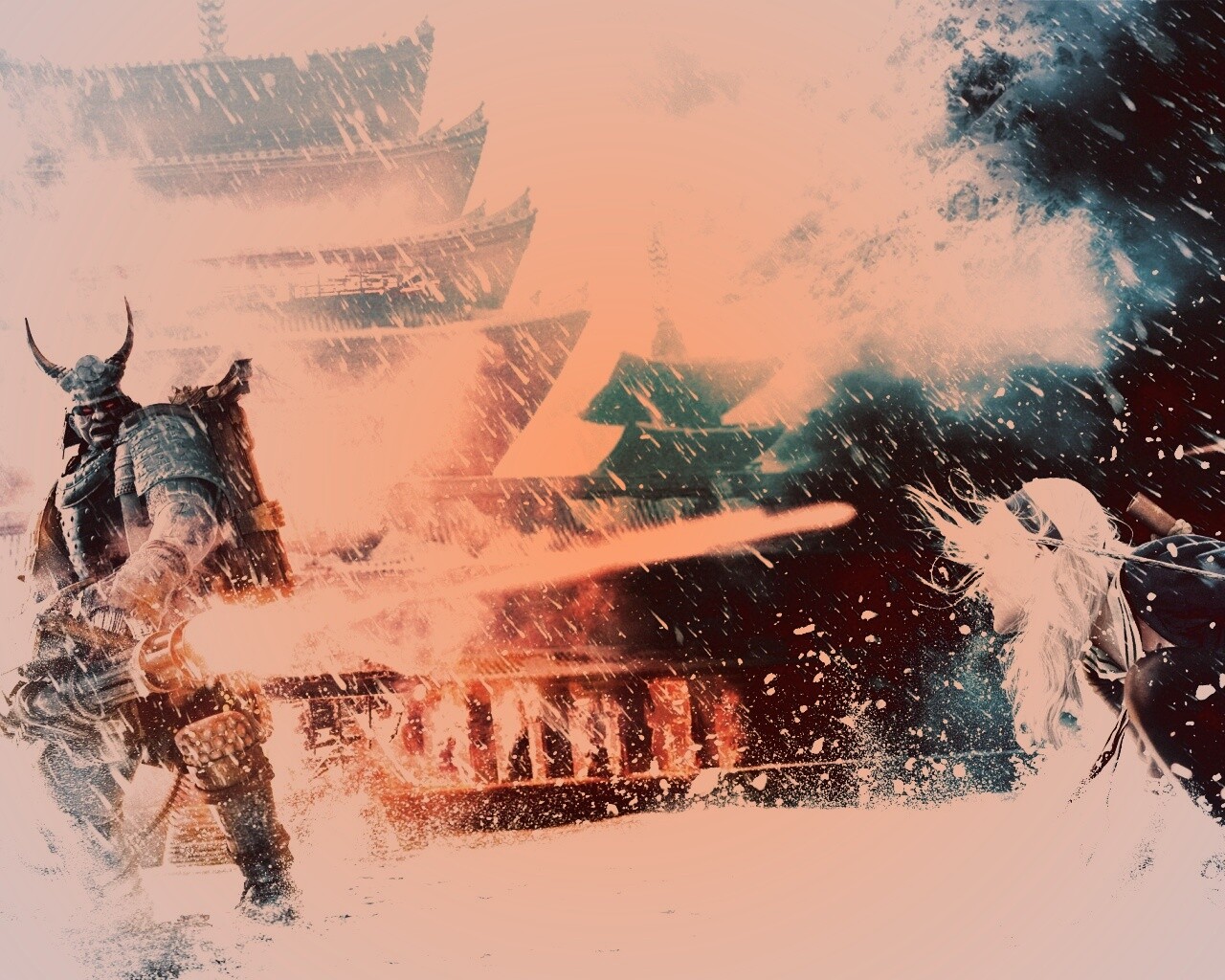 Куколка против самурая обои