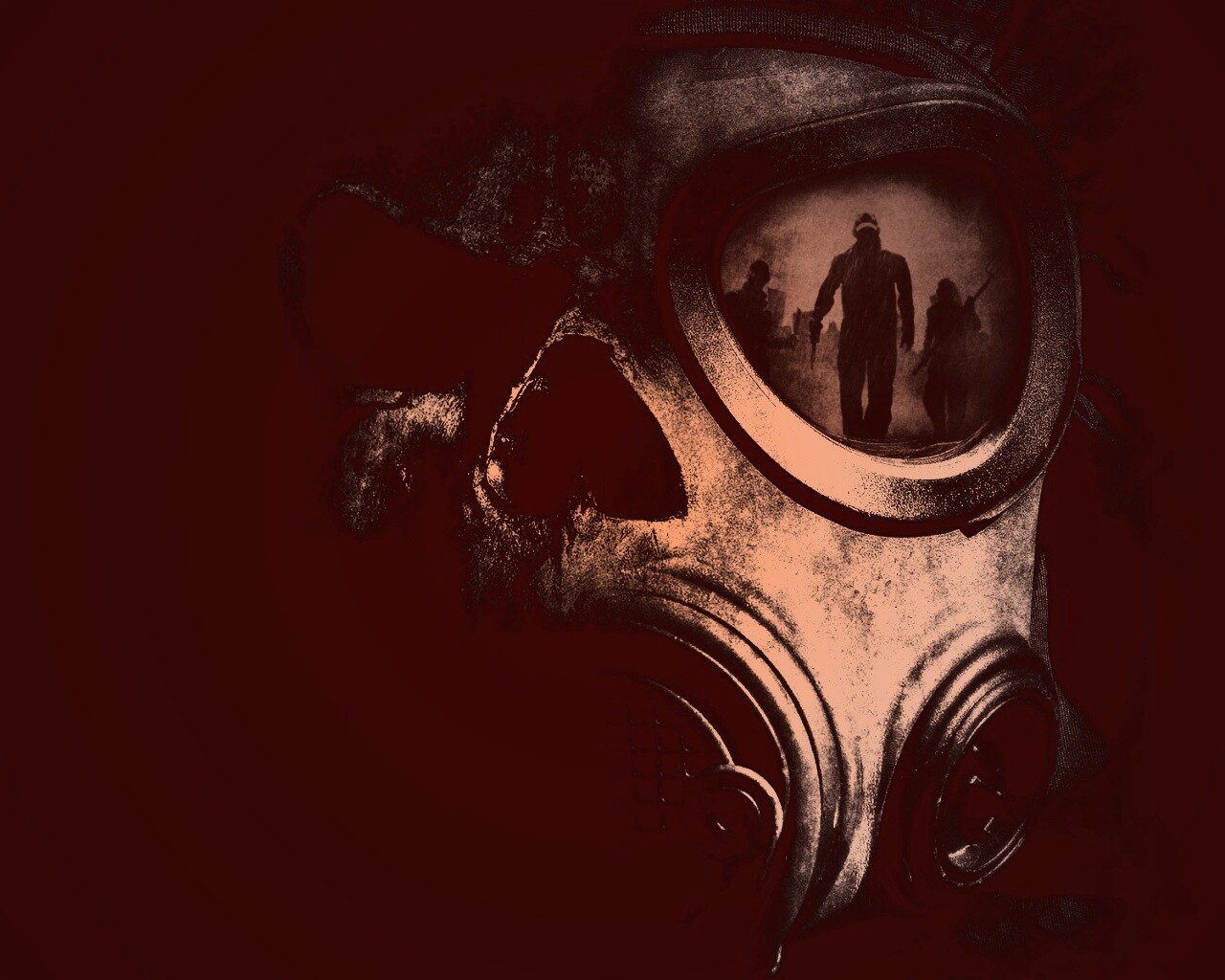 Зловещая маска обои