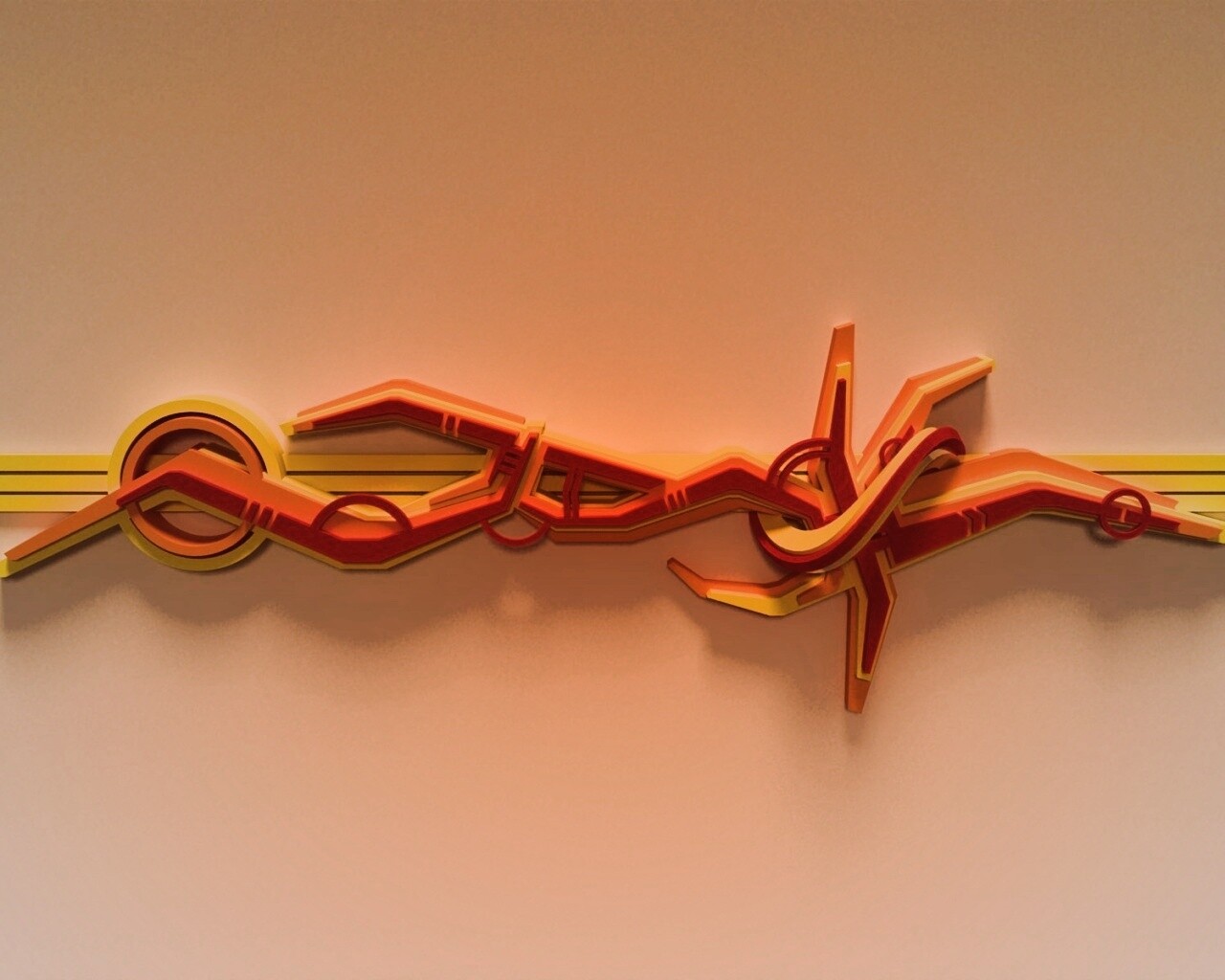 3D Граффити обои