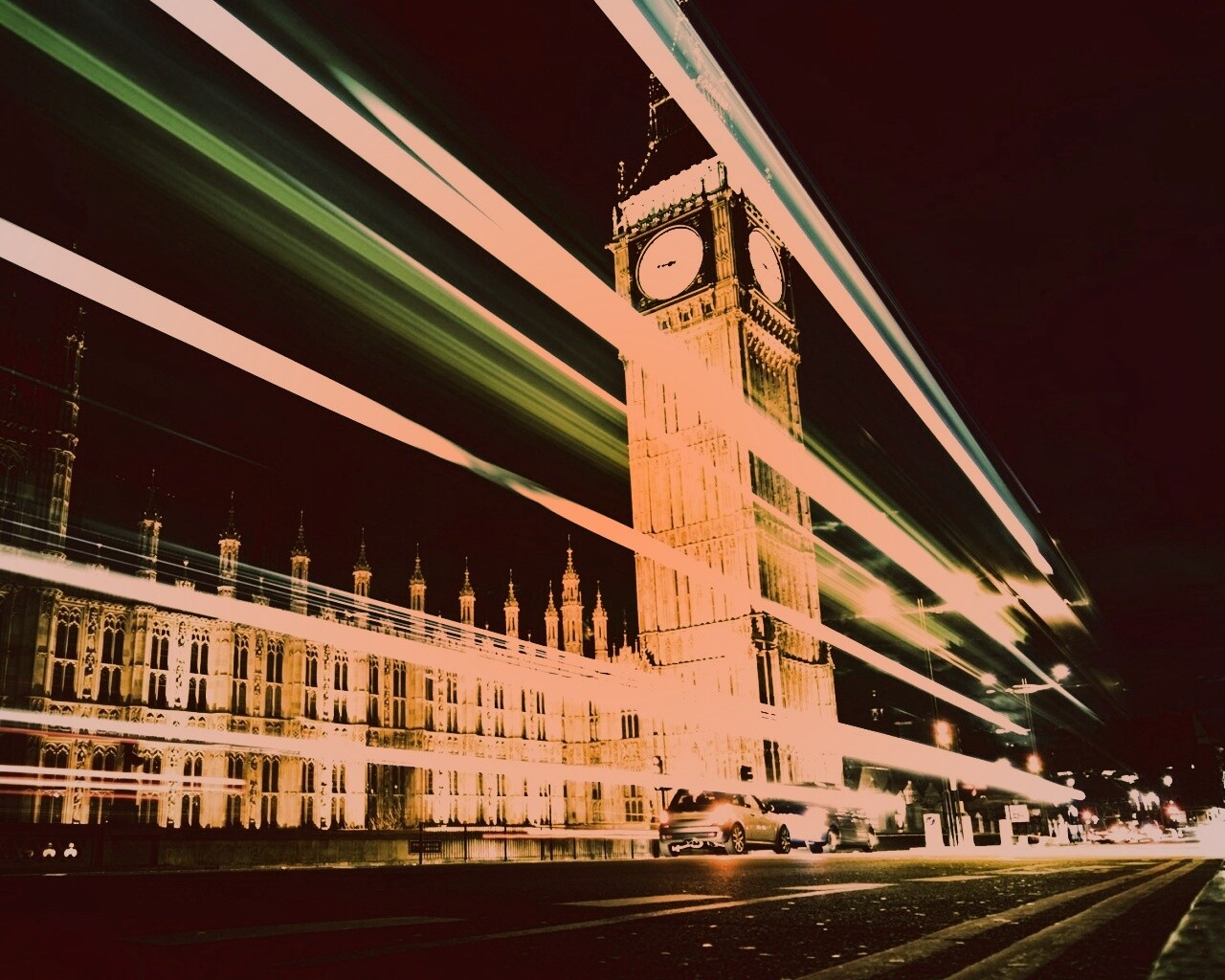 Лондон на скорости обои