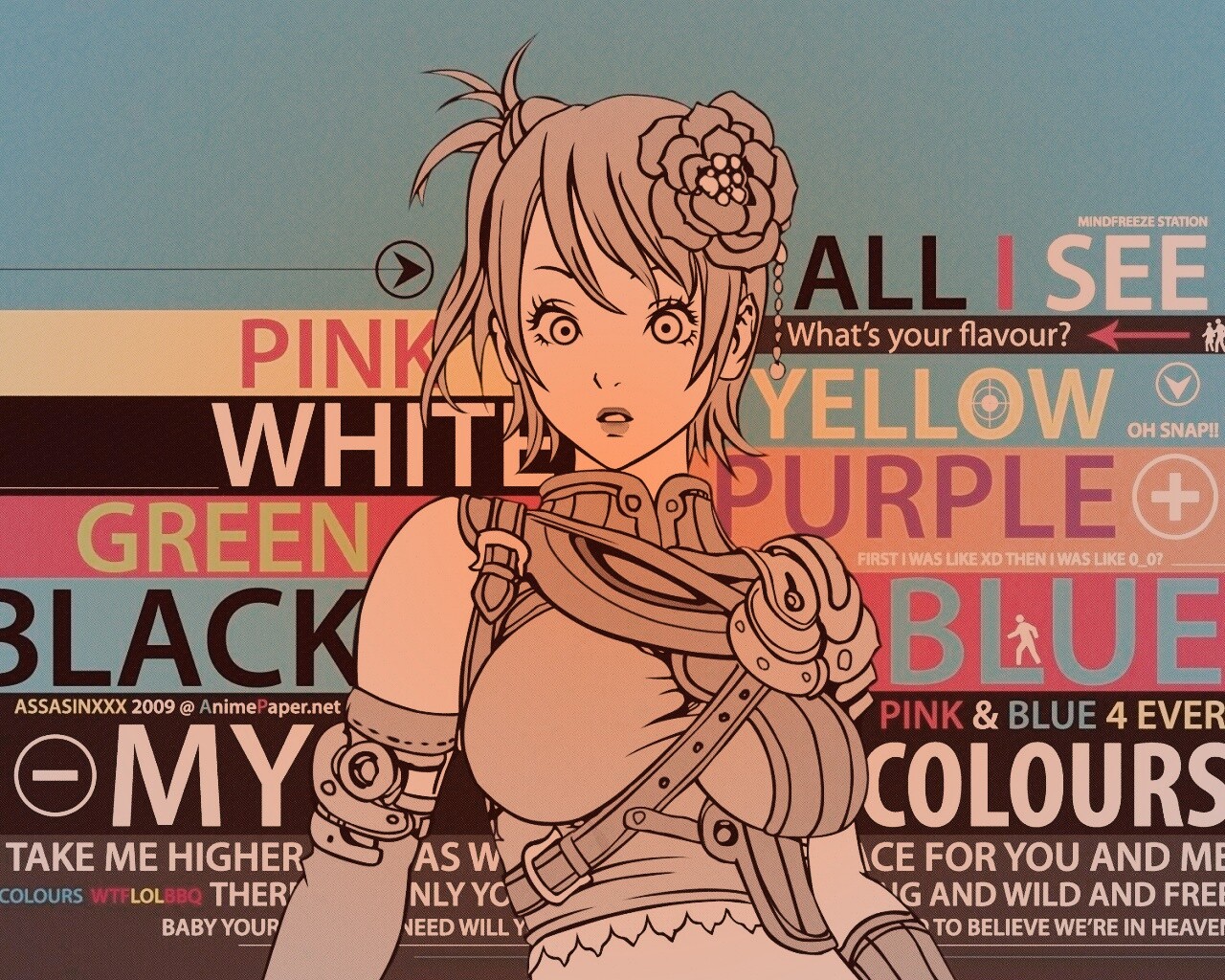 Раскрась её обои