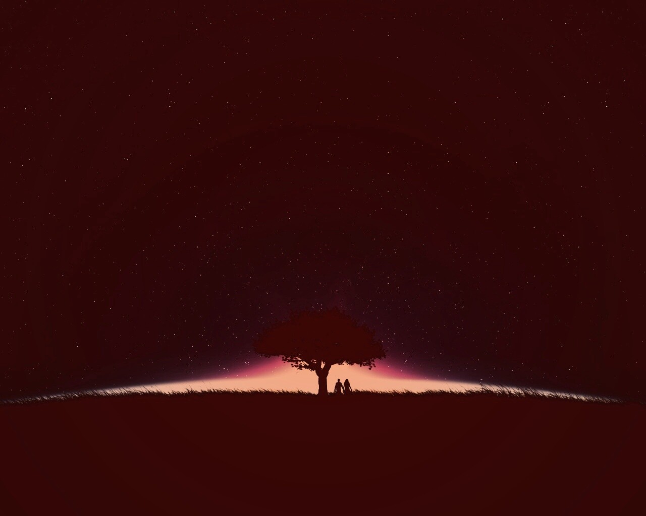 Звёздная ночь обои