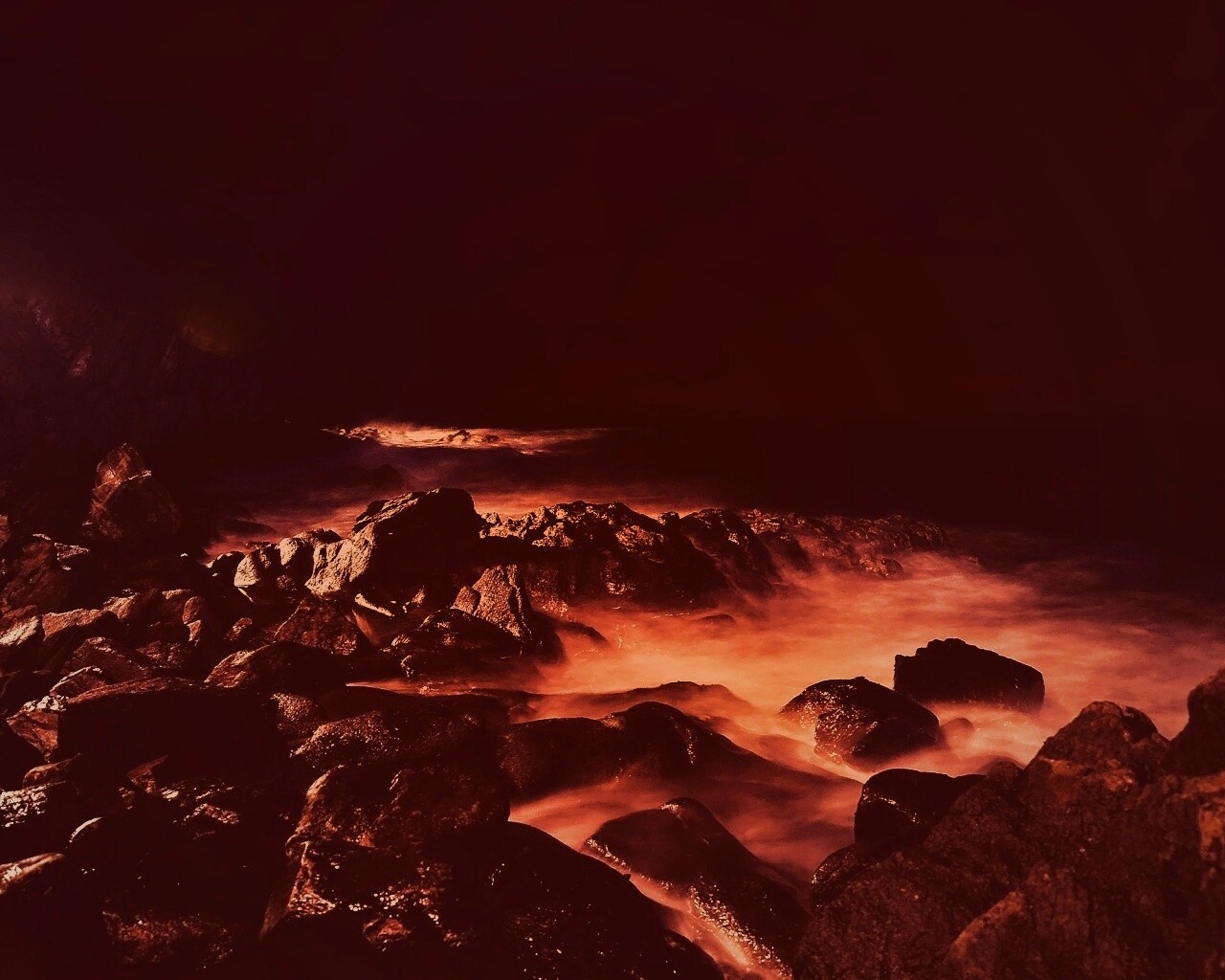 Светящиеся камни обои