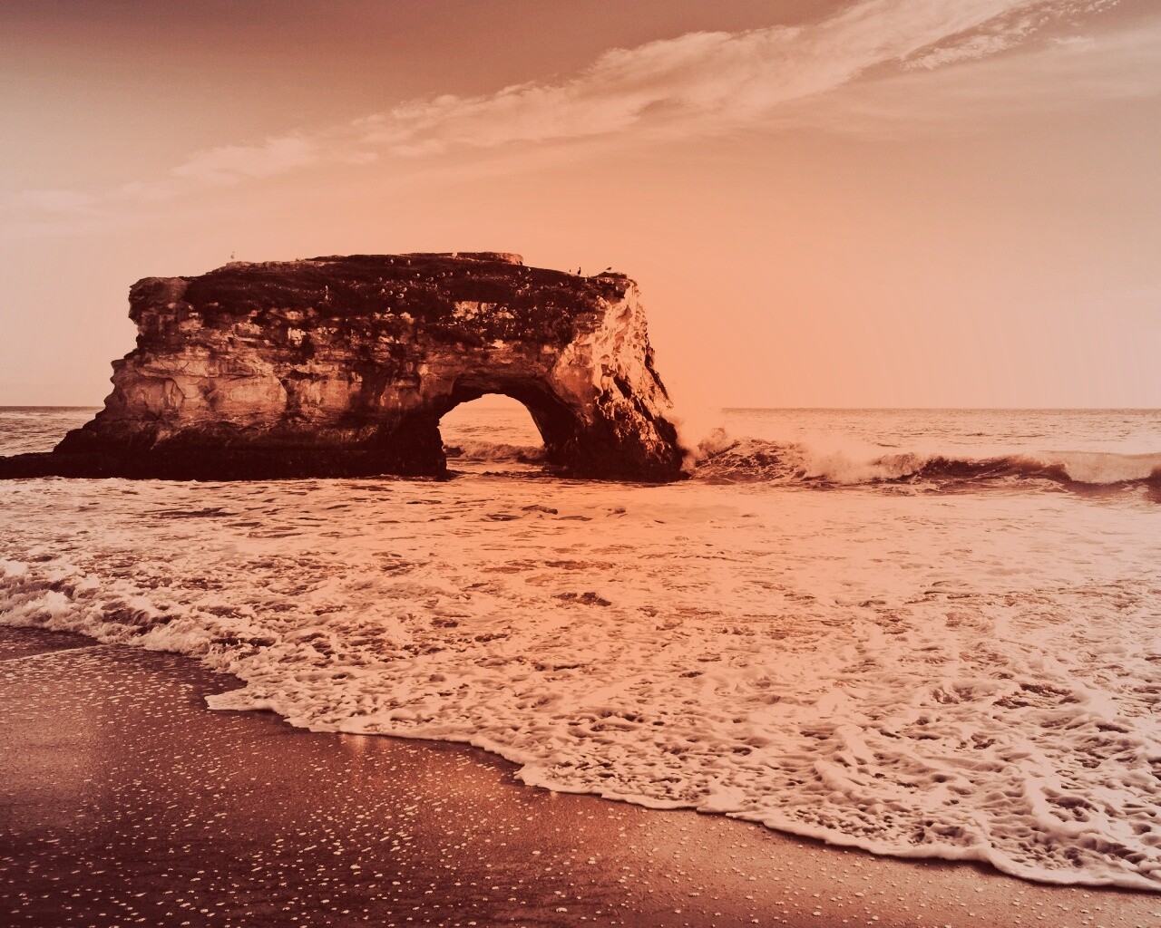 Природный мост обои