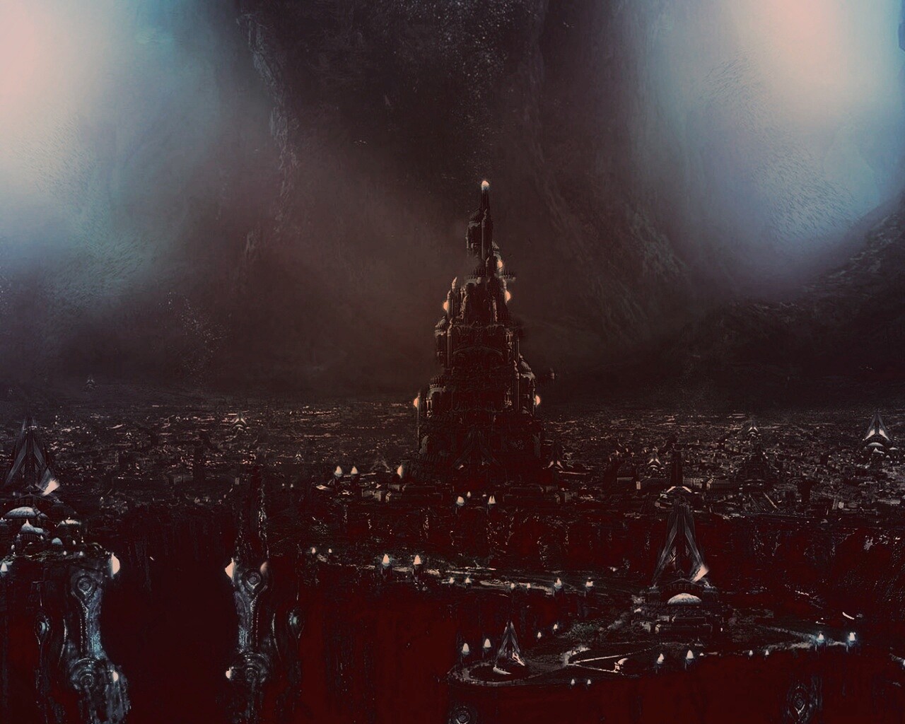 Подземный город обои