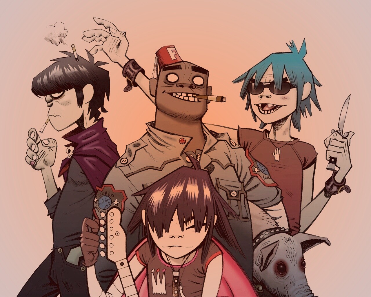 Gorillaz обои