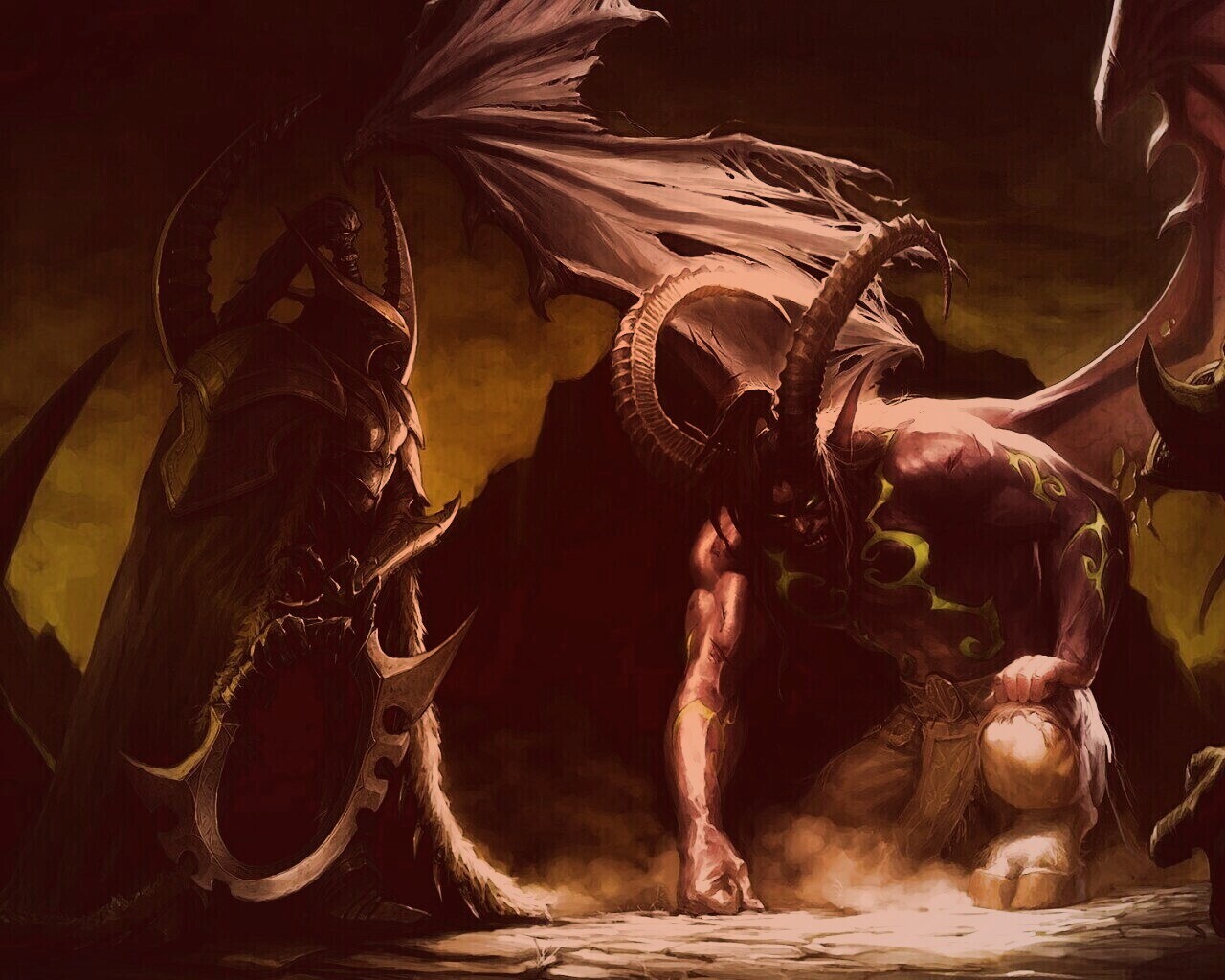 Иллидан из War Craft обои