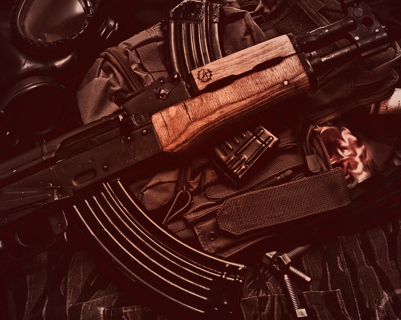 Автомат АК-47 обои