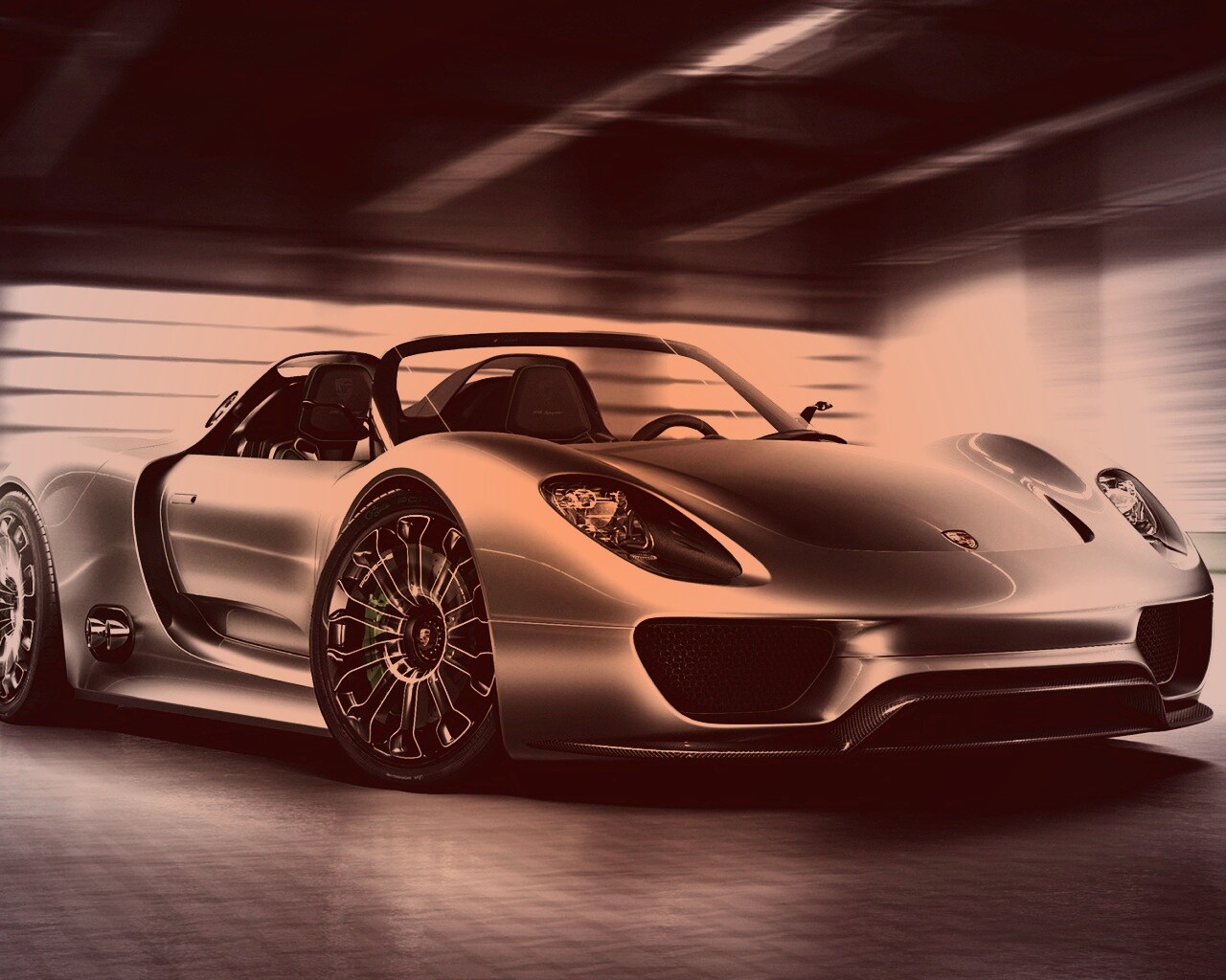 Porache 918 Spider обои