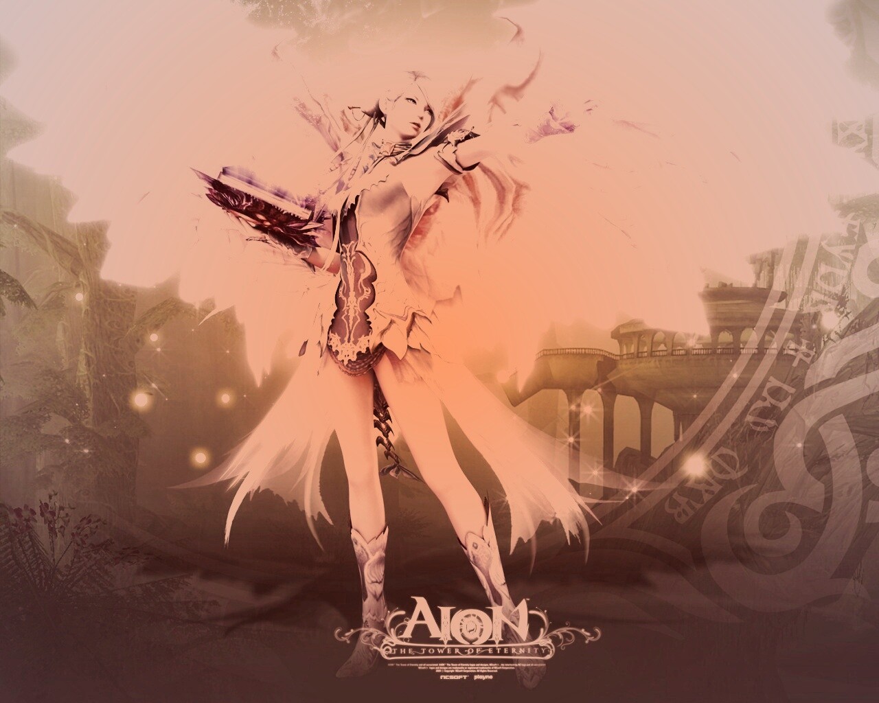 Девушка из Aion обои
