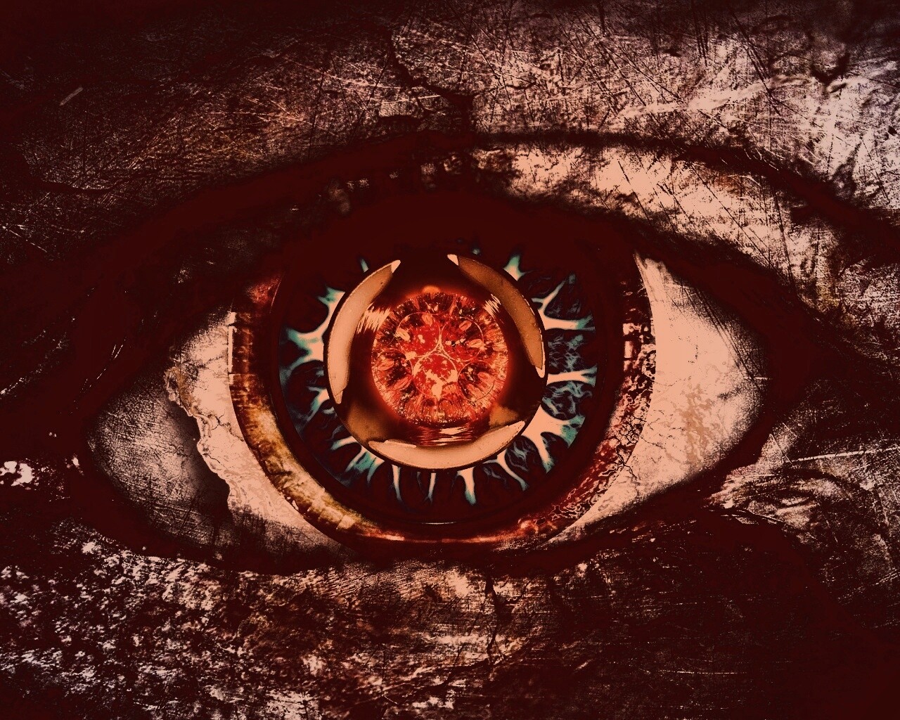 Каменный глаз обои