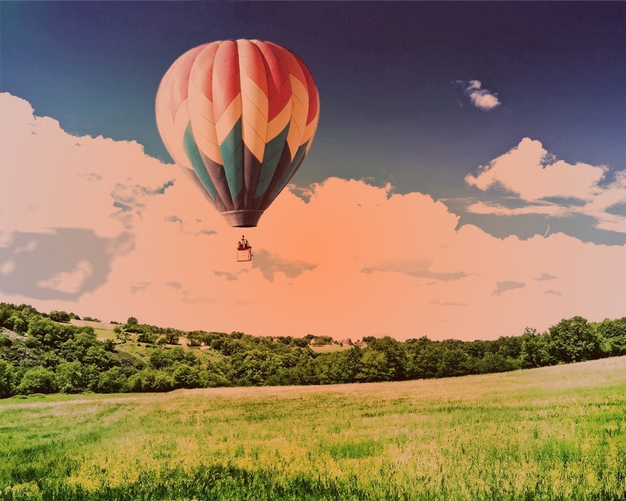 Воздушный шар обои