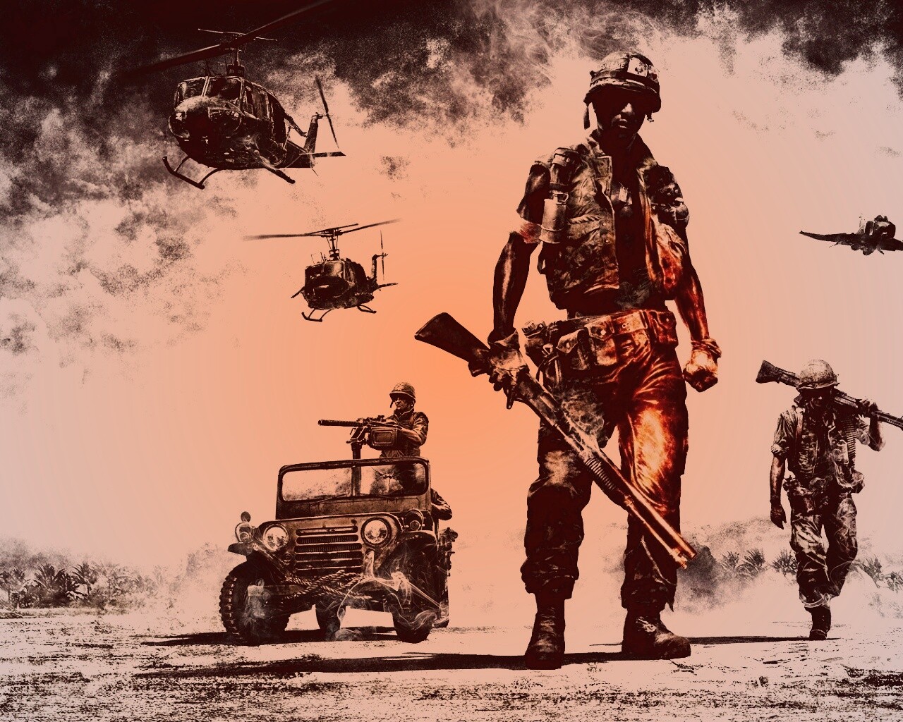Battlefield Bad Company 2 Vietnam обои